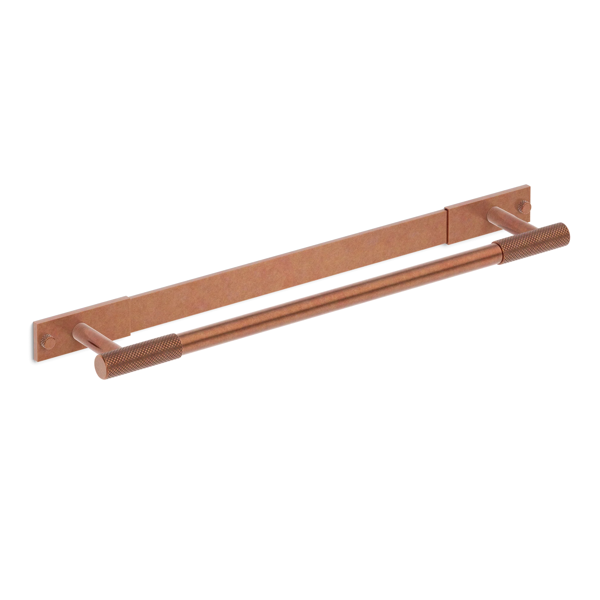 Armac Martin MIX Diamond Knurled Bath Towel Rail With Backplate