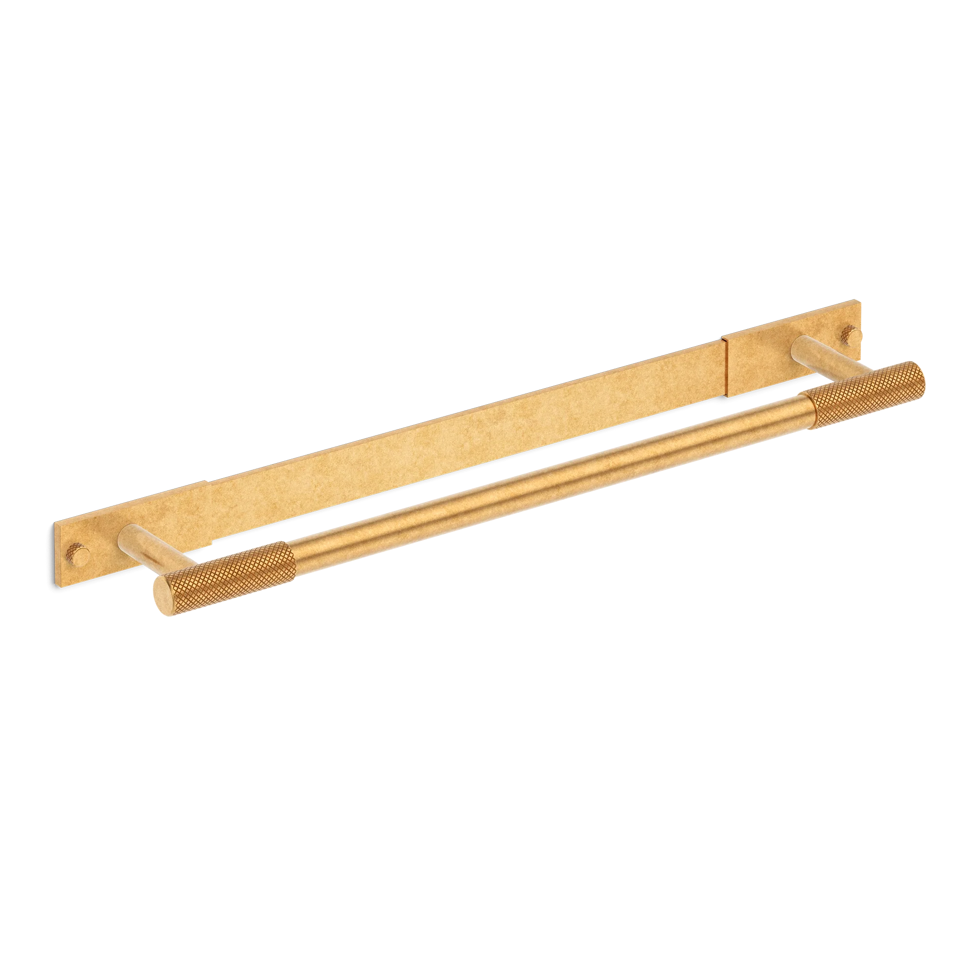 Armac Martin MIX Diamond Knurled Bath Towel Rail With Backplate