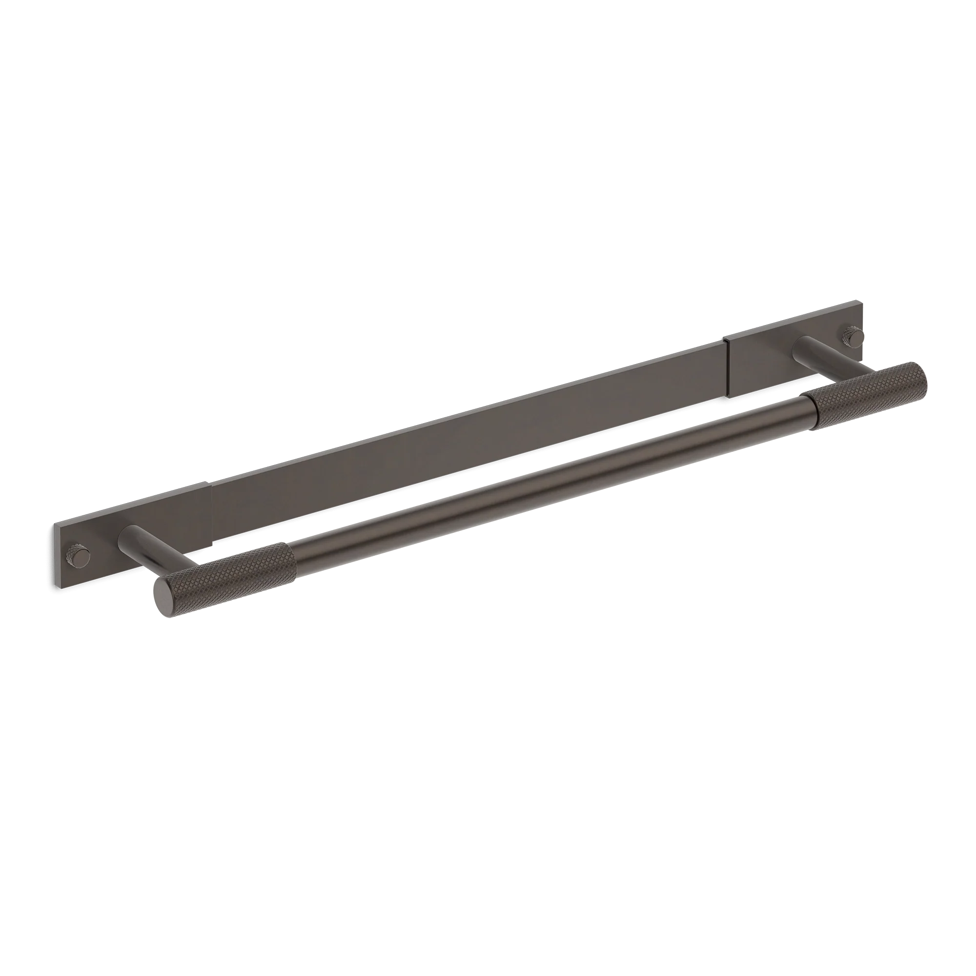 Armac Martin MIX Diamond Knurled Bath Towel Rail With Backplate