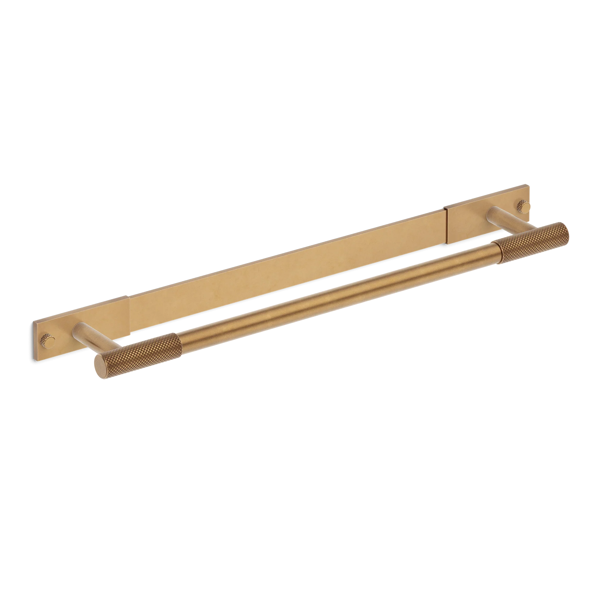 Armac Martin MIX Diamond Knurled Bath Towel Rail With Backplate