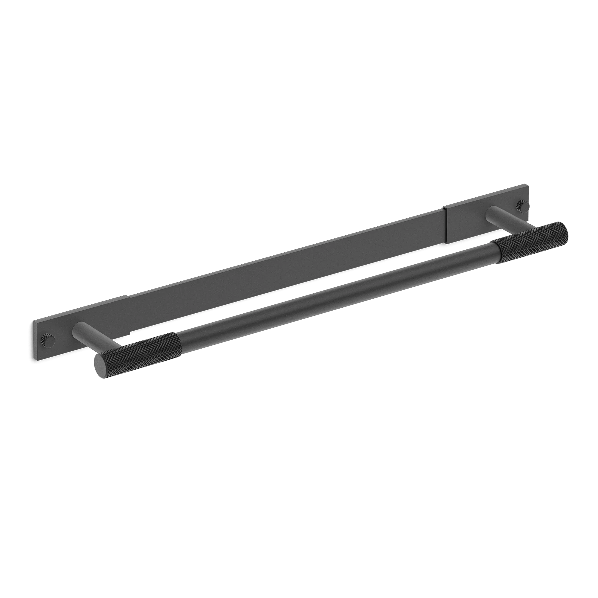 Armac Martin MIX Diamond Knurled Bath Towel Rail With Backplate