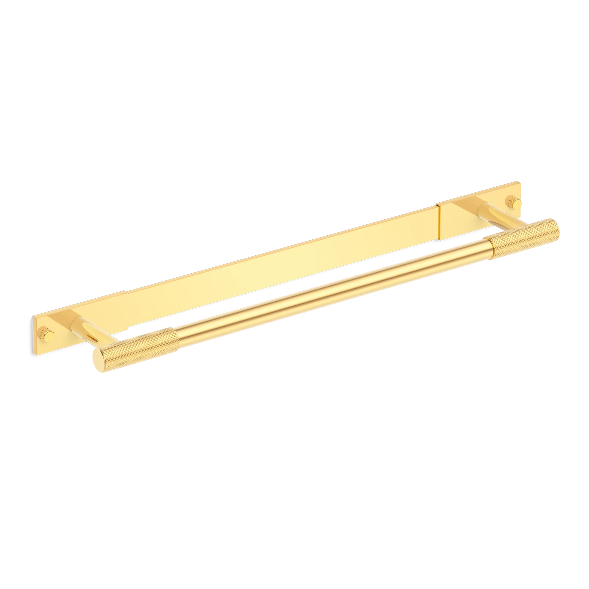 Armac Martin MIX Diamond Knurled Bath Towel Rail With Backplate
