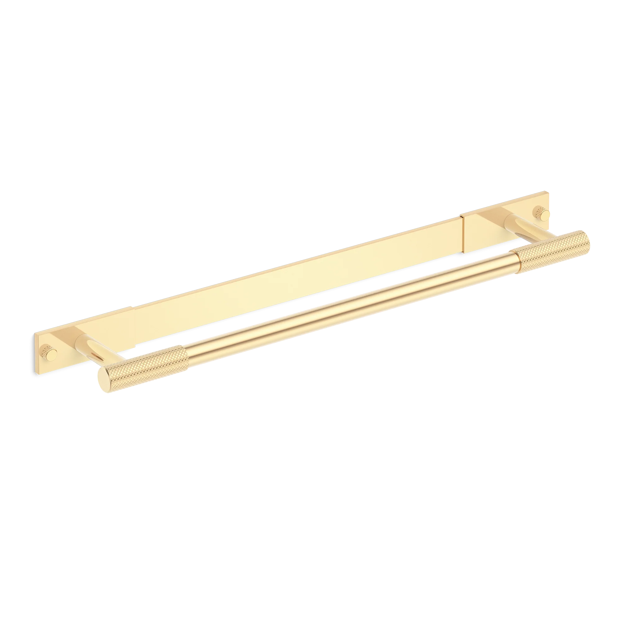 Armac Martin MIX Diamond Knurled Bath Towel Rail With Backplate