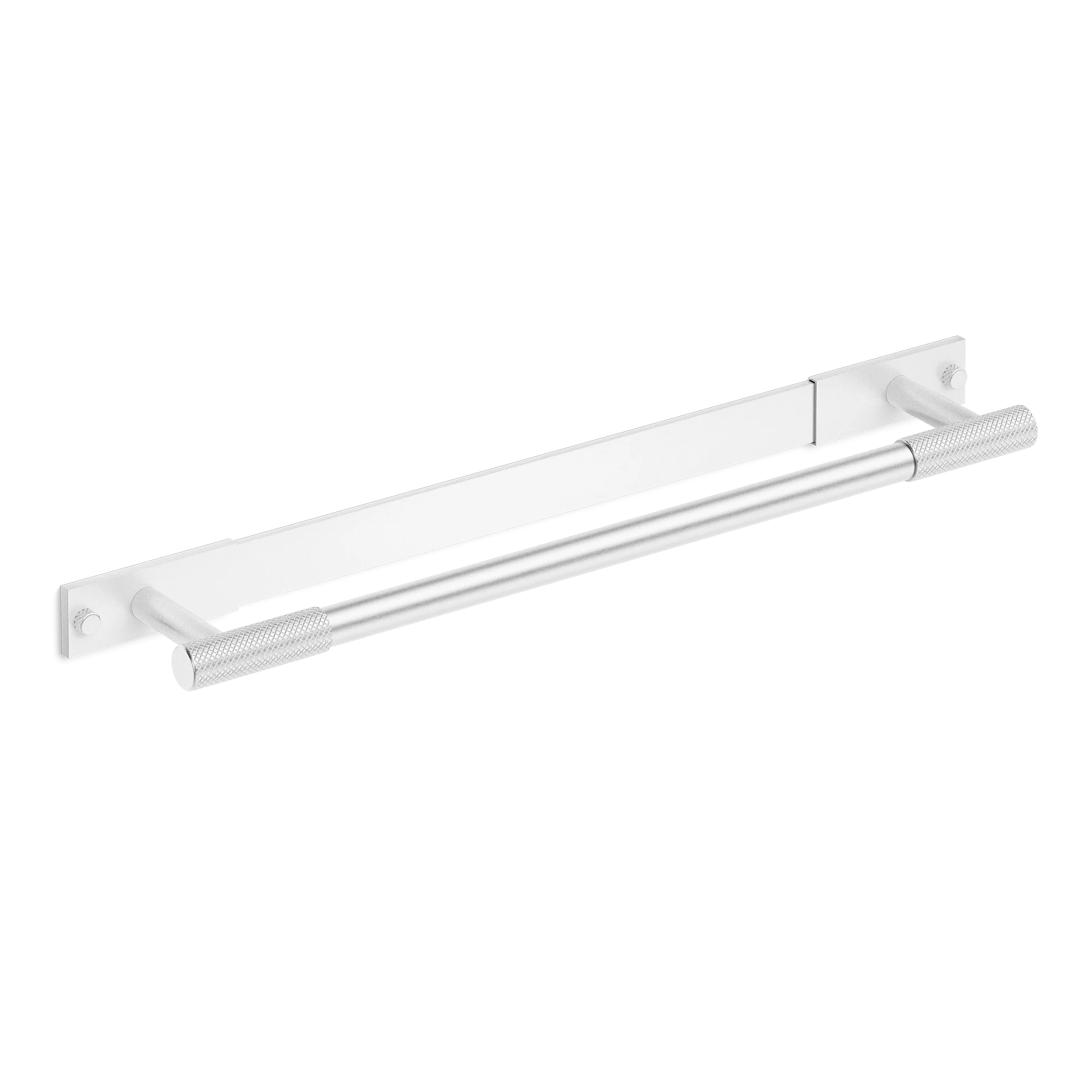 Armac Martin MIX Diamond Knurled Bath Towel Rail With Backplate
