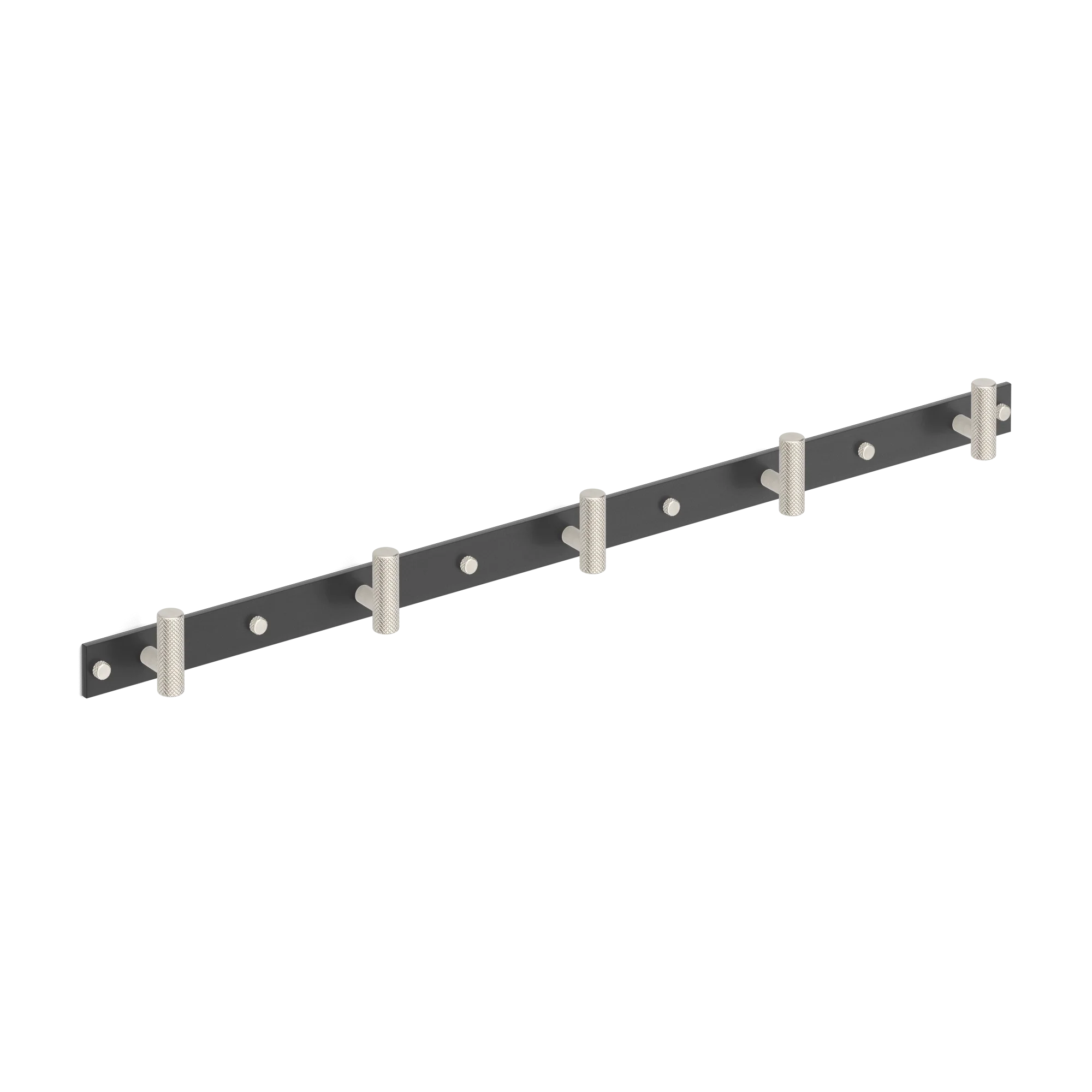 Armac Martin MIX Diamond Knurled Wall Hook Rack - Mixed Finish