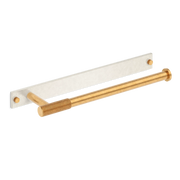 Armac Martin MIX Diamond Knurled Hand Towel Rail With Backplate - Mixed Finish