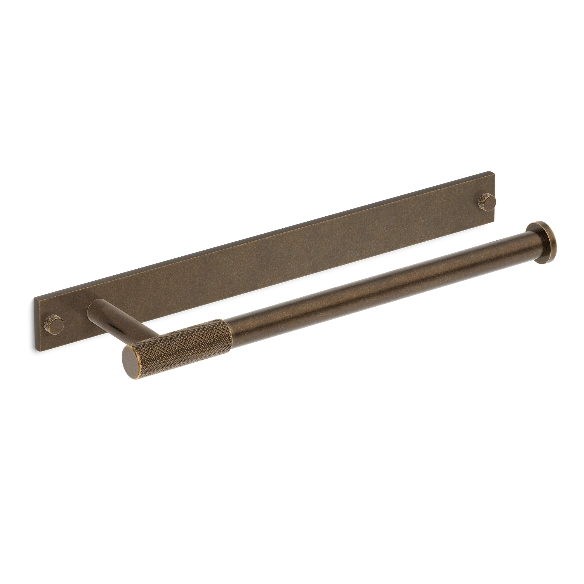 Armac Martin MIX Diamond Knurled Hand Towel Rail With Backplate