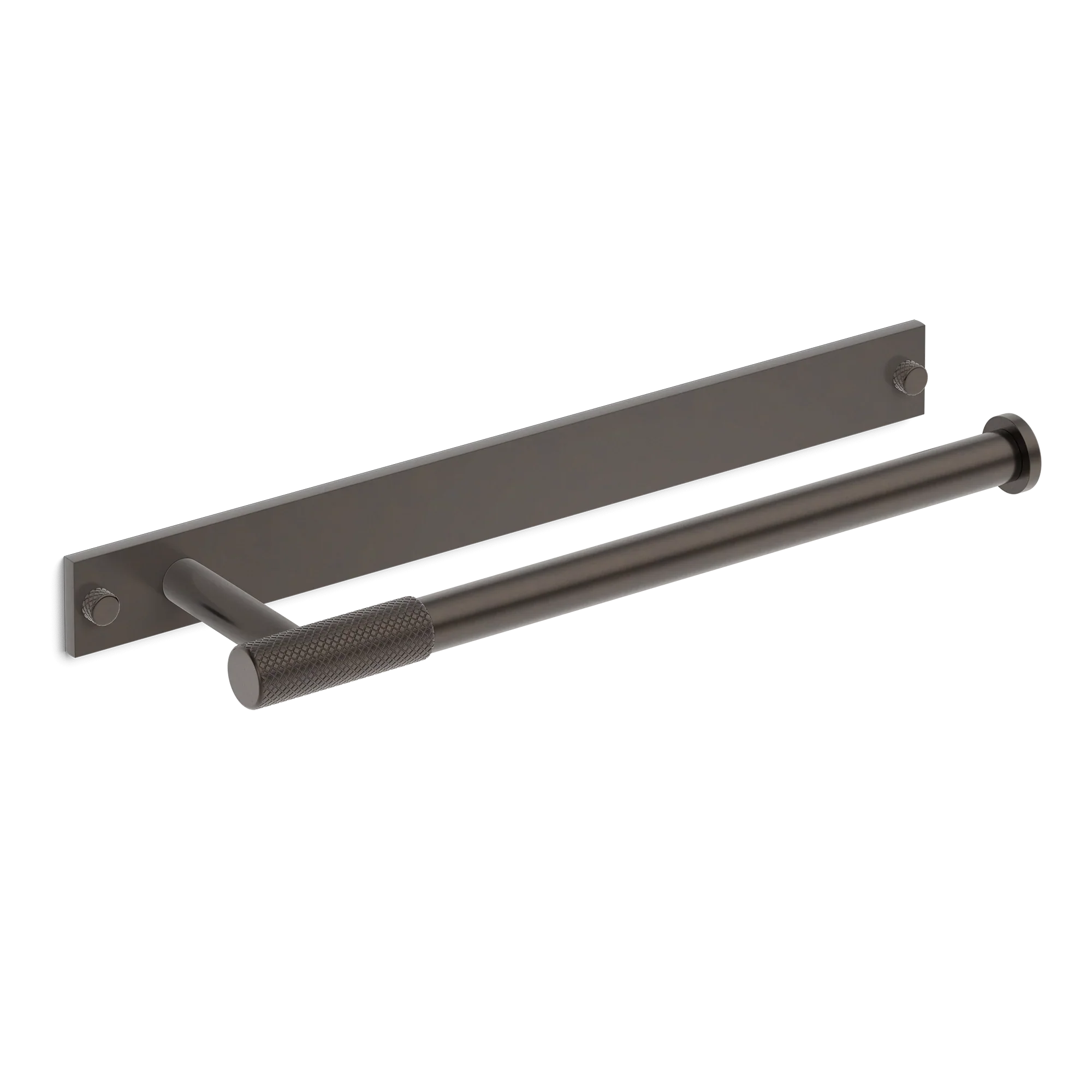 Armac Martin MIX Diamond Knurled Hand Towel Rail With Backplate