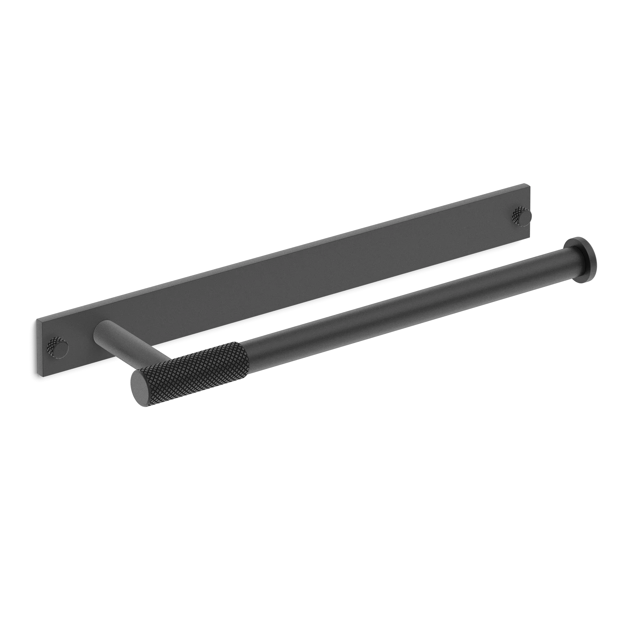 Armac Martin MIX Diamond Knurled Hand Towel Rail With Backplate