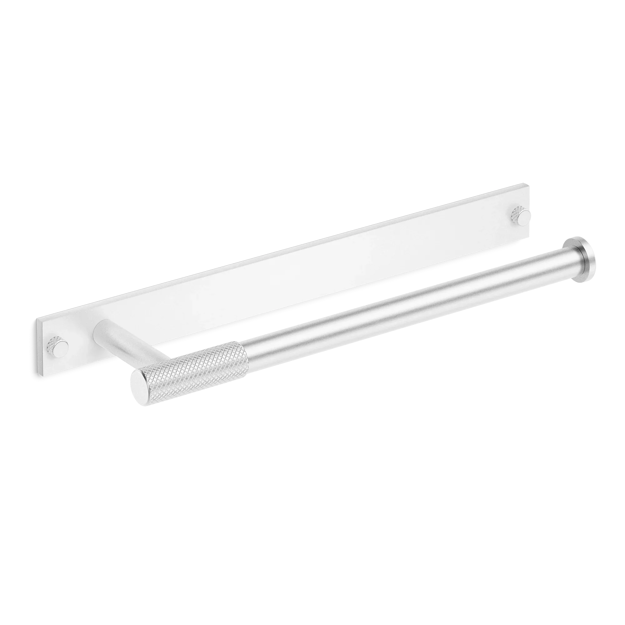 Armac Martin MIX Diamond Knurled Hand Towel Rail With Backplate