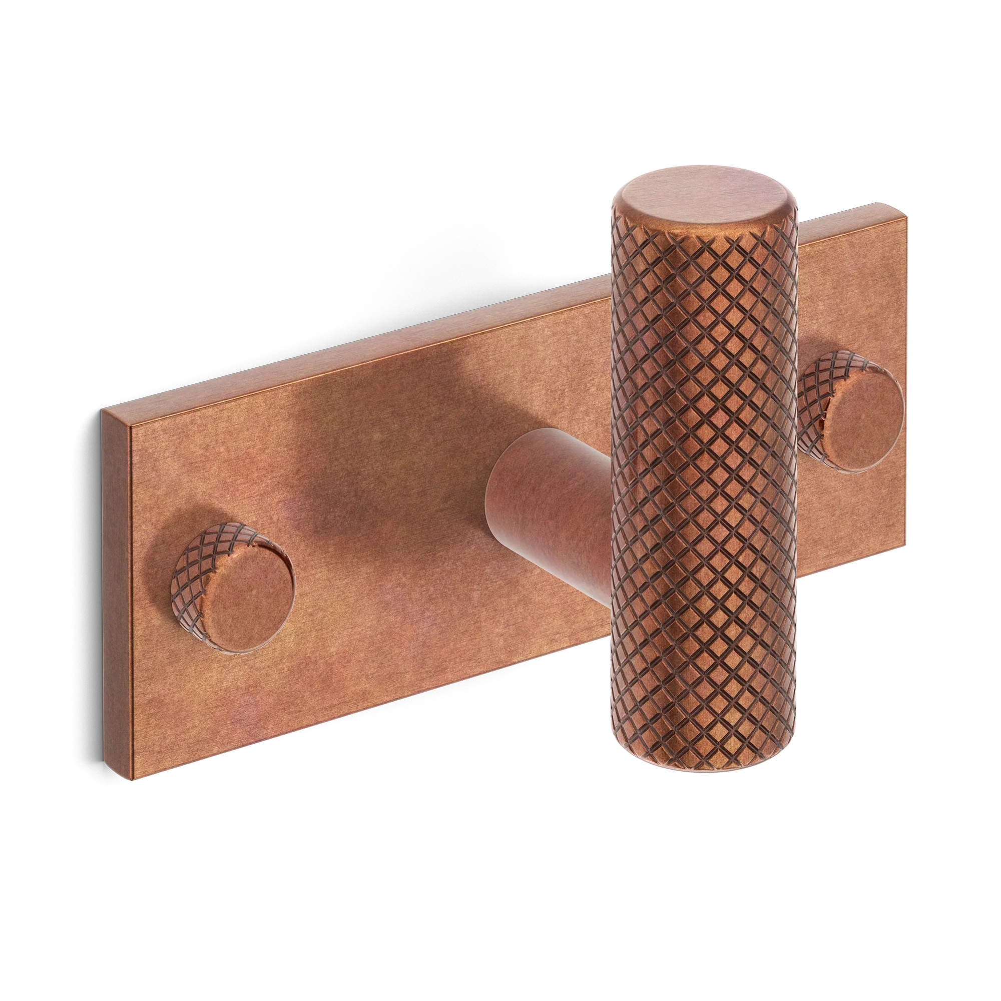 Armac Martin MIX Diamond Knurled Single Horizontal Wall Hook