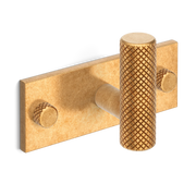 Armac Martin MIX Diamond Knurled Single Horizontal Wall Hook