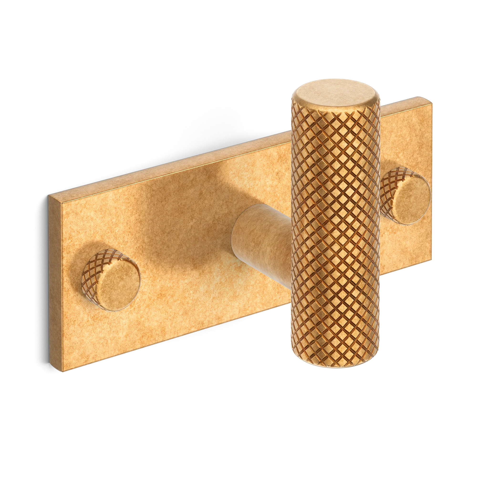 Armac Martin MIX Diamond Knurled Single Horizontal Wall Hook
