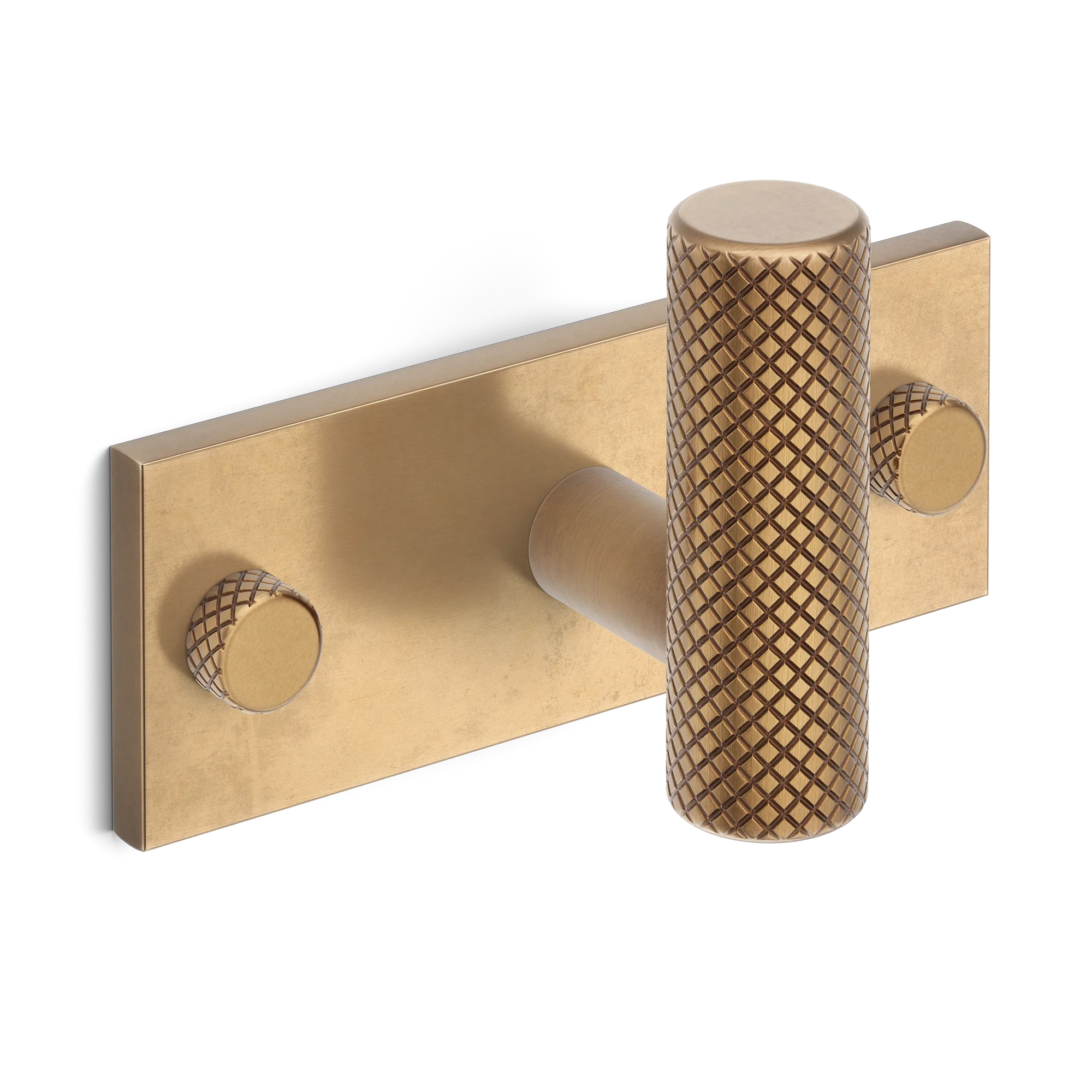 Armac Martin MIX Diamond Knurled Single Horizontal Wall Hook