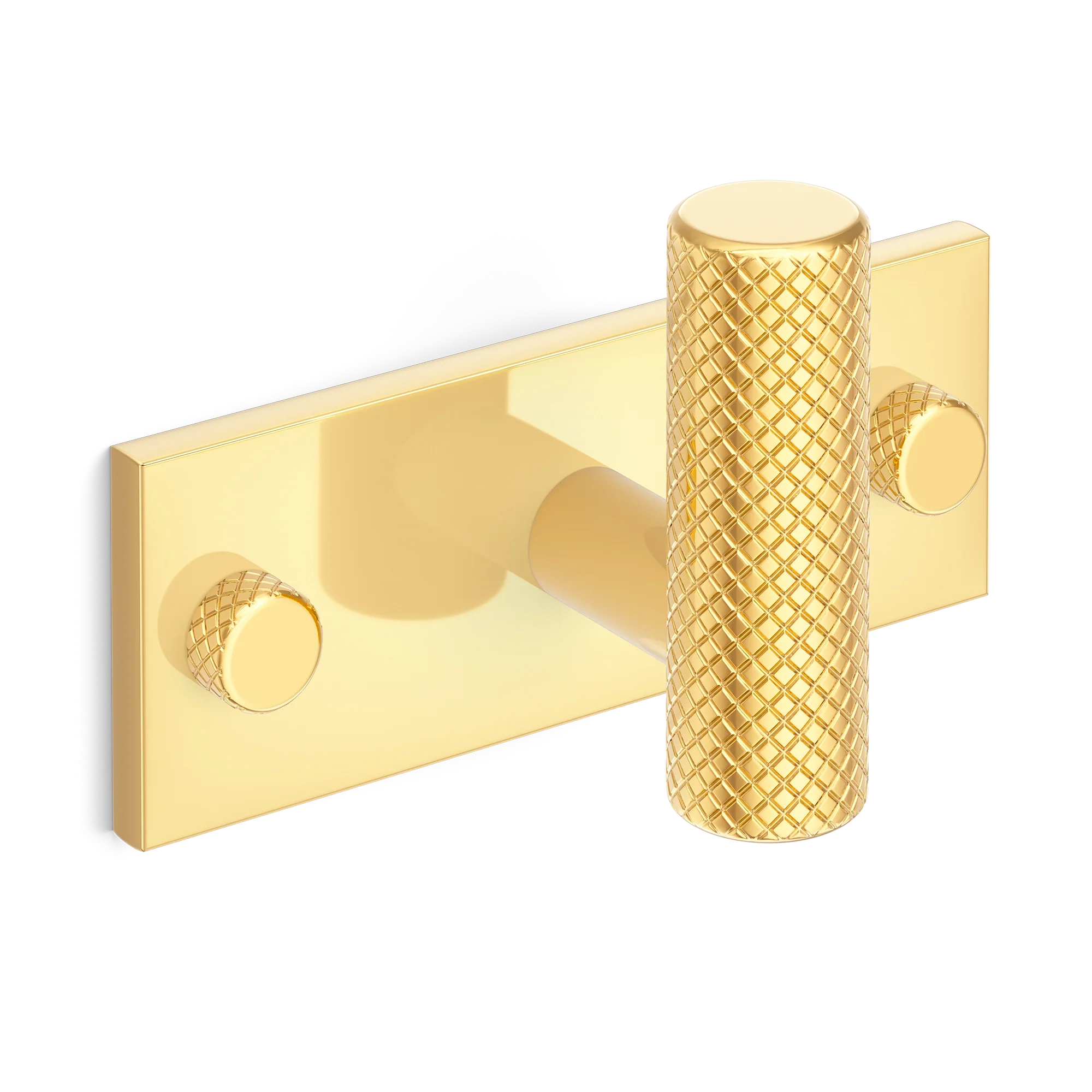 Armac Martin MIX Diamond Knurled Single Horizontal Wall Hook