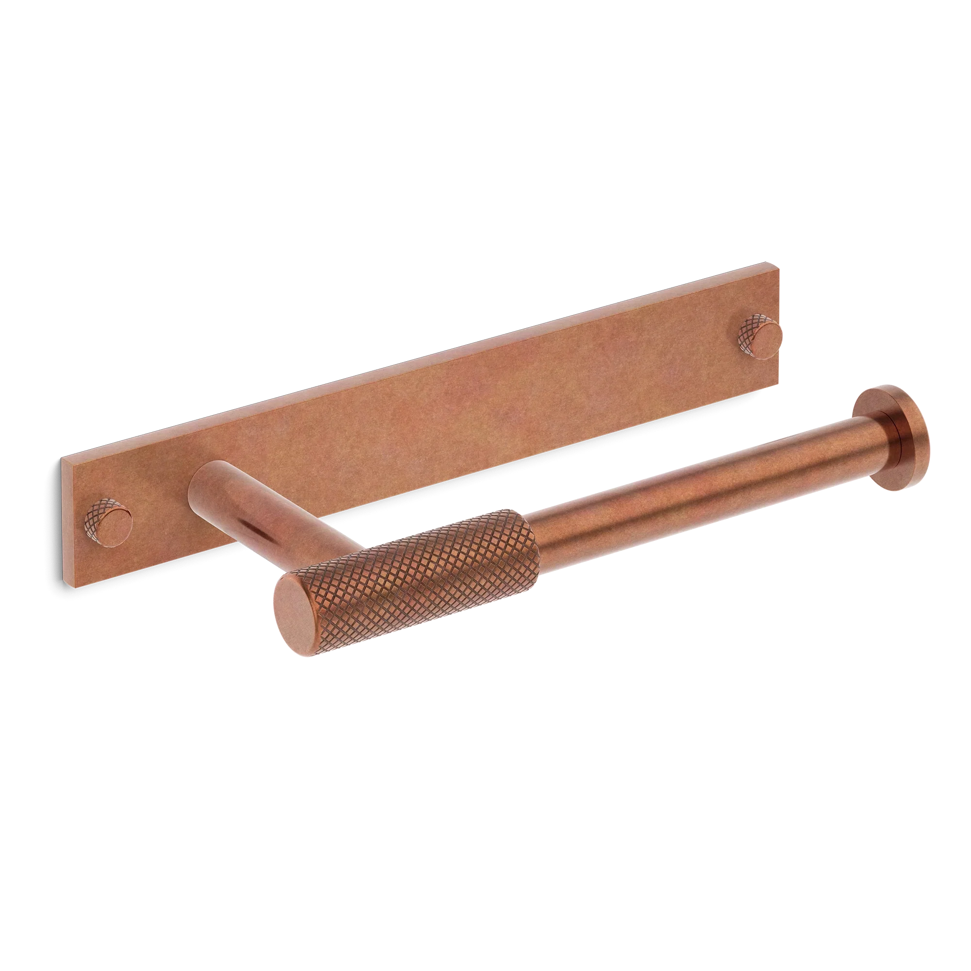 Armac Martin MIX Diamond Knurled Toilet Roll Holder With Backplate