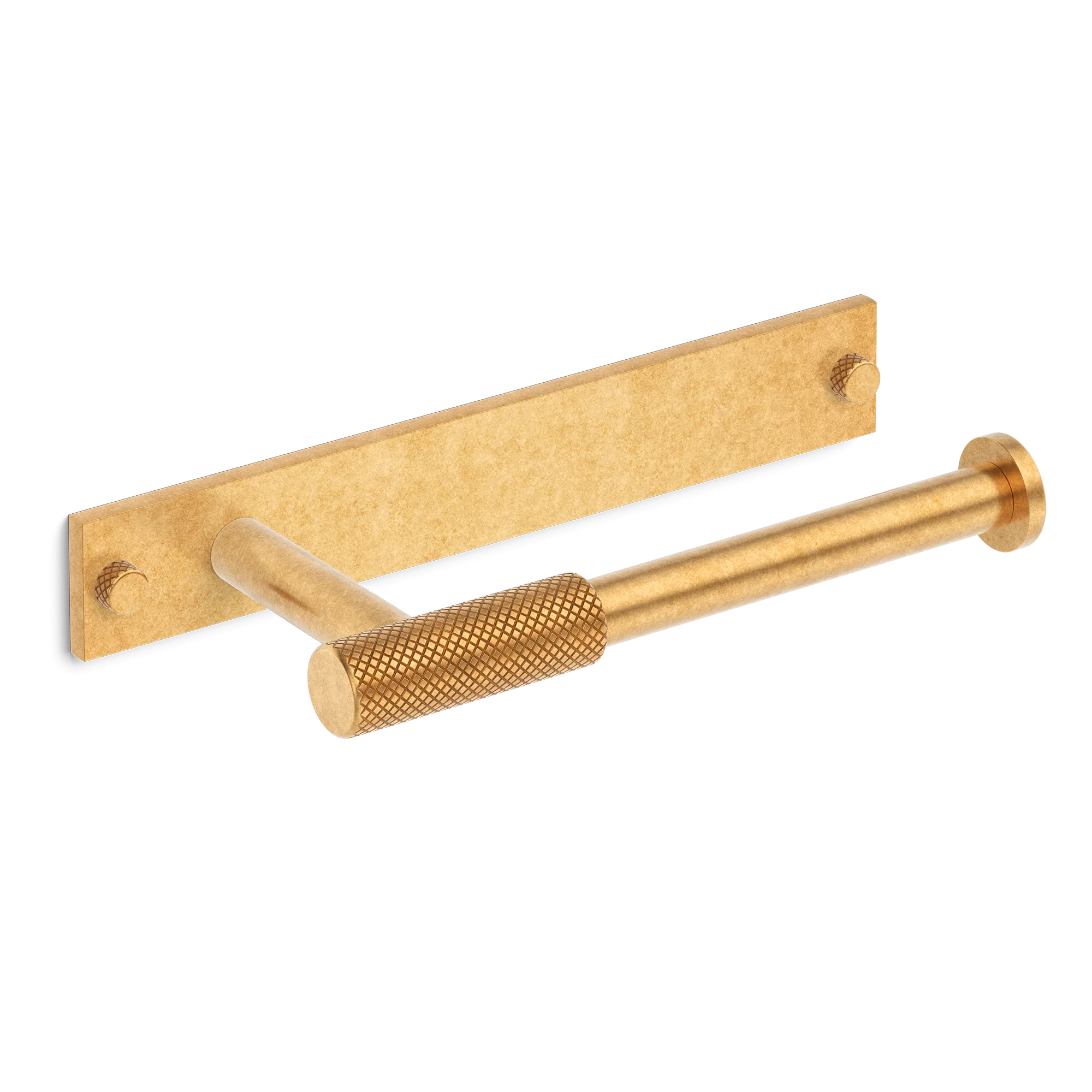 Armac Martin MIX Diamond Knurled Toilet Roll Holder With Backplate