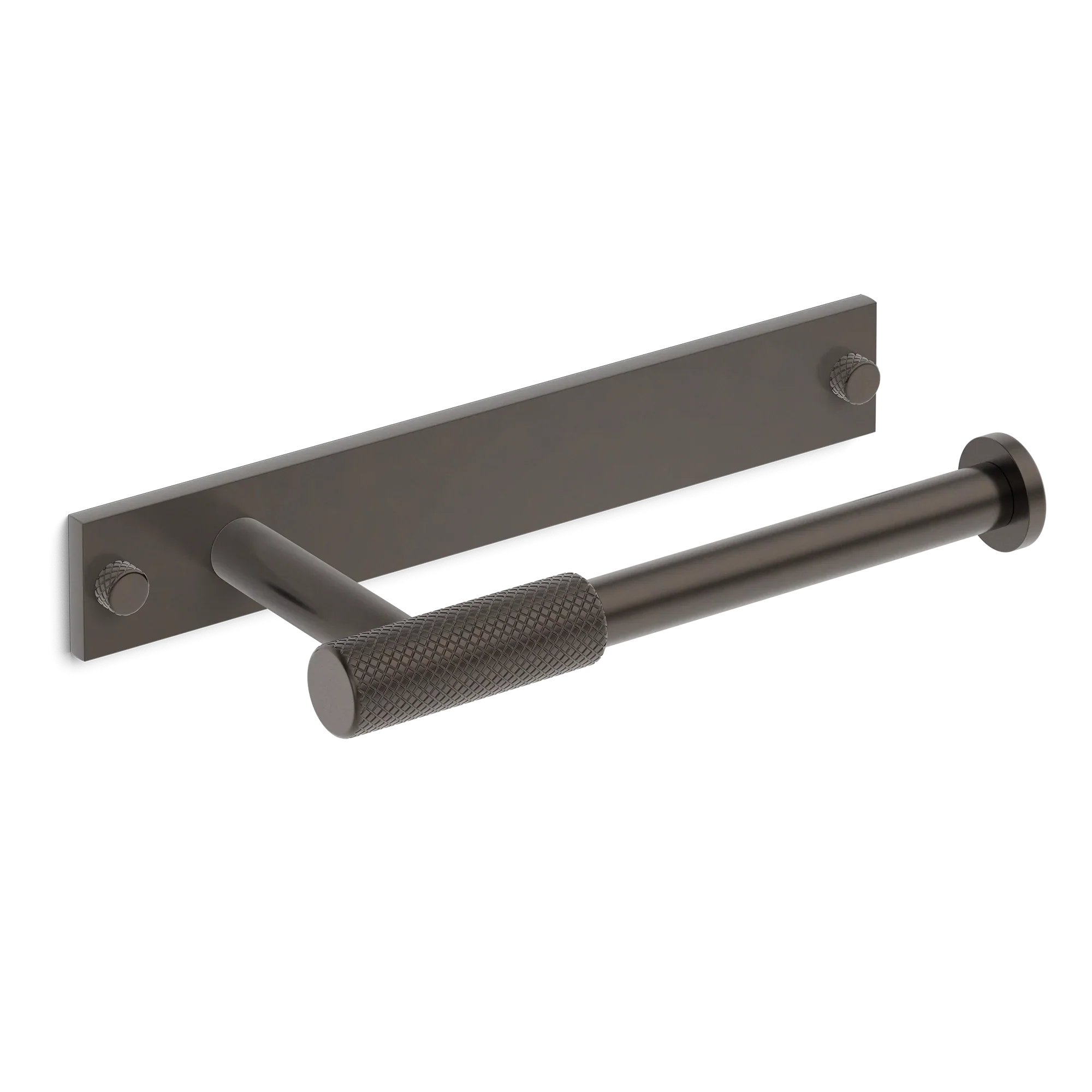 Armac Martin MIX Diamond Knurled Toilet Roll Holder With Backplate