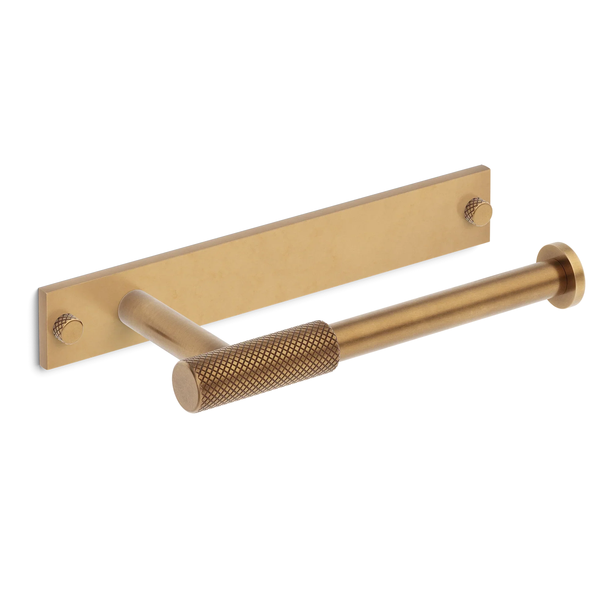 Armac Martin MIX Diamond Knurled Toilet Roll Holder With Backplate