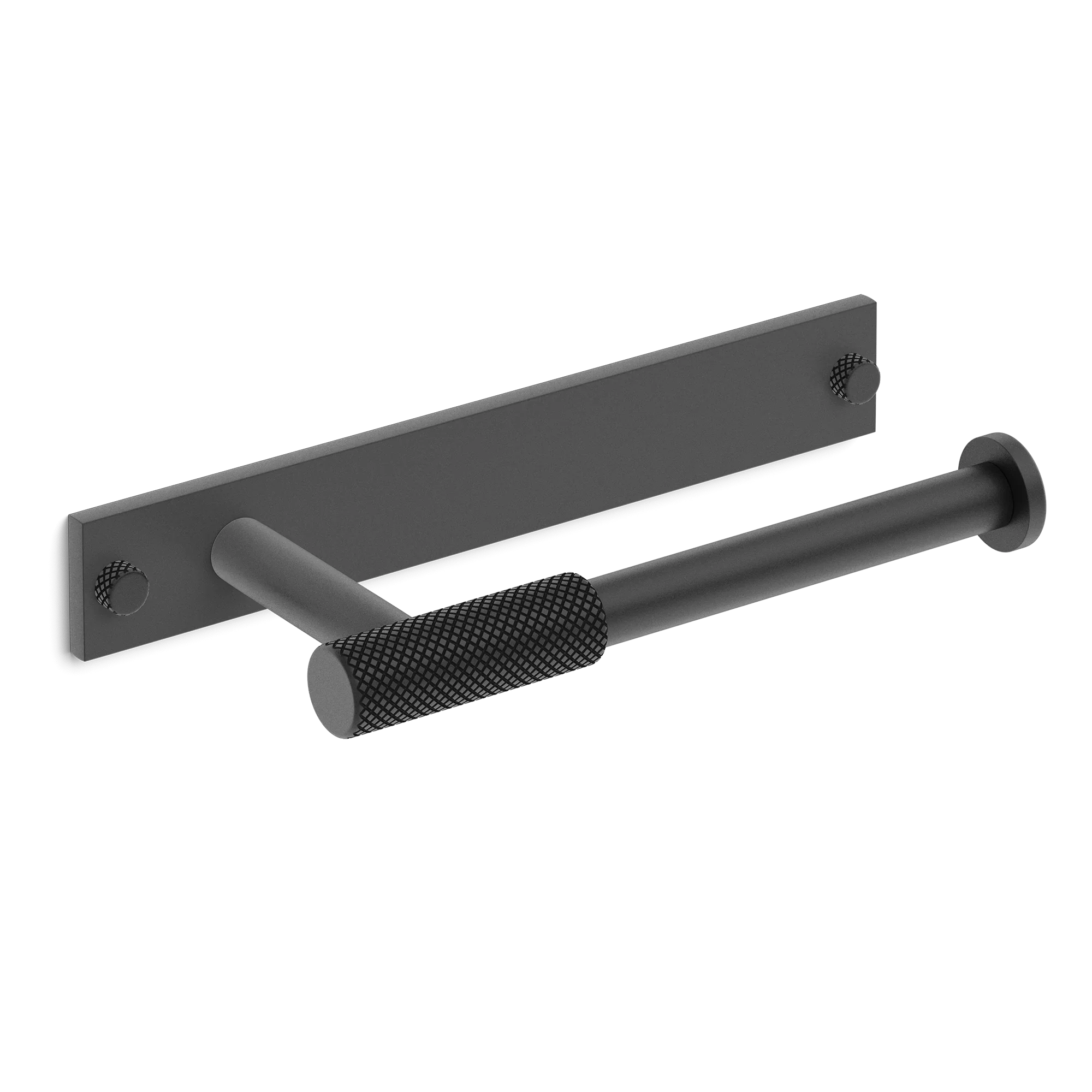 Armac Martin MIX Diamond Knurled Toilet Roll Holder With Backplate