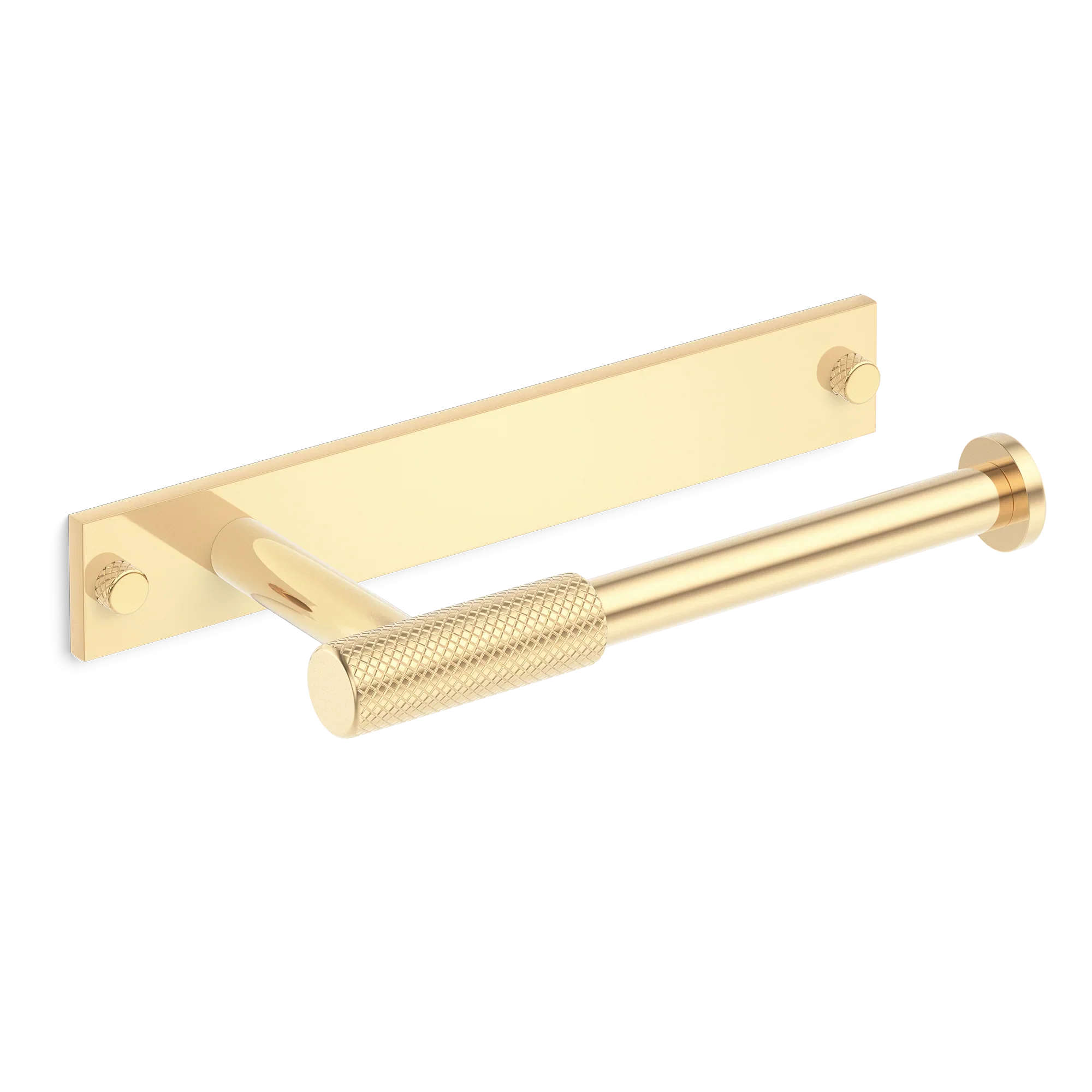 Armac Martin MIX Diamond Knurled Toilet Roll Holder With Backplate