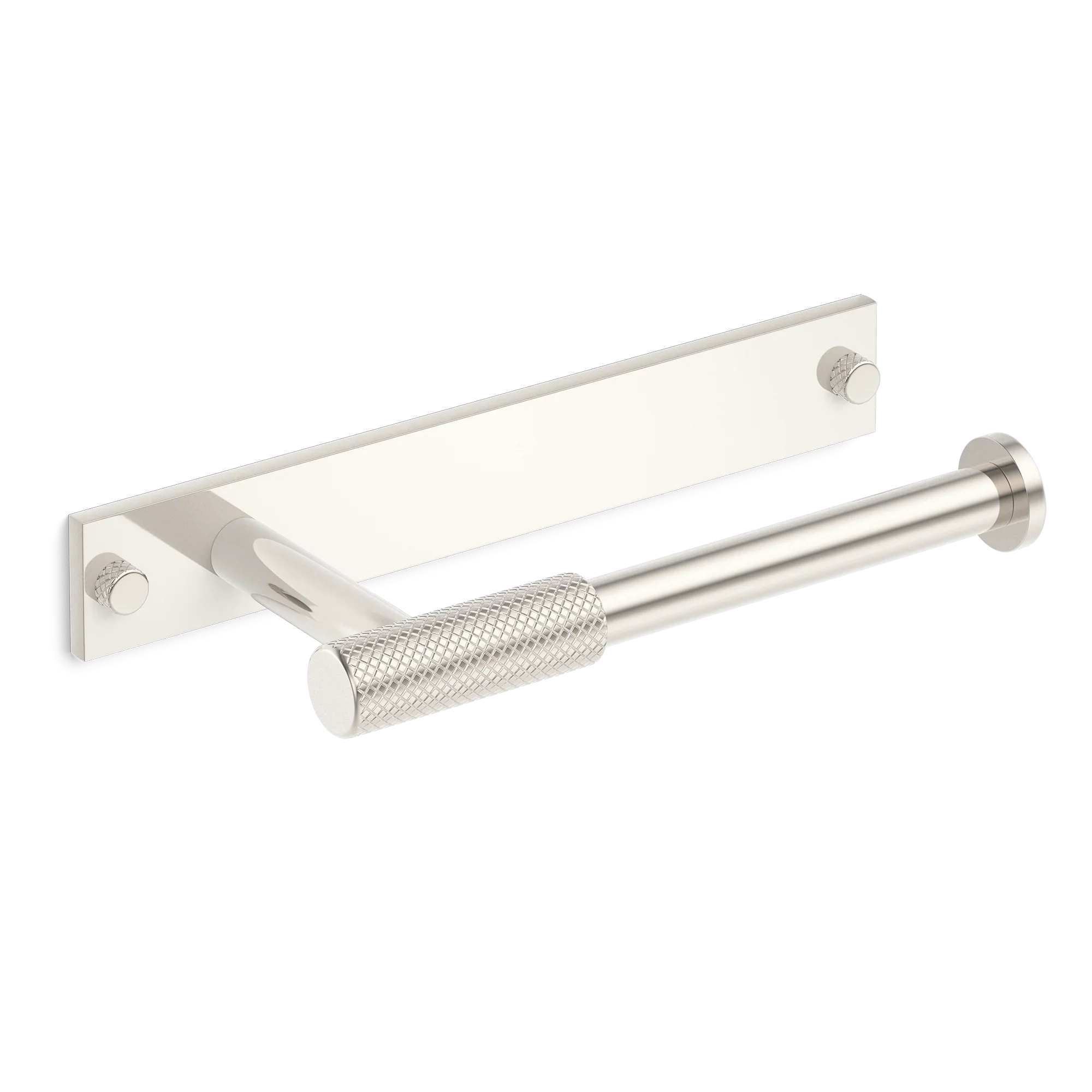 Armac Martin MIX Diamond Knurled Toilet Roll Holder With Backplate