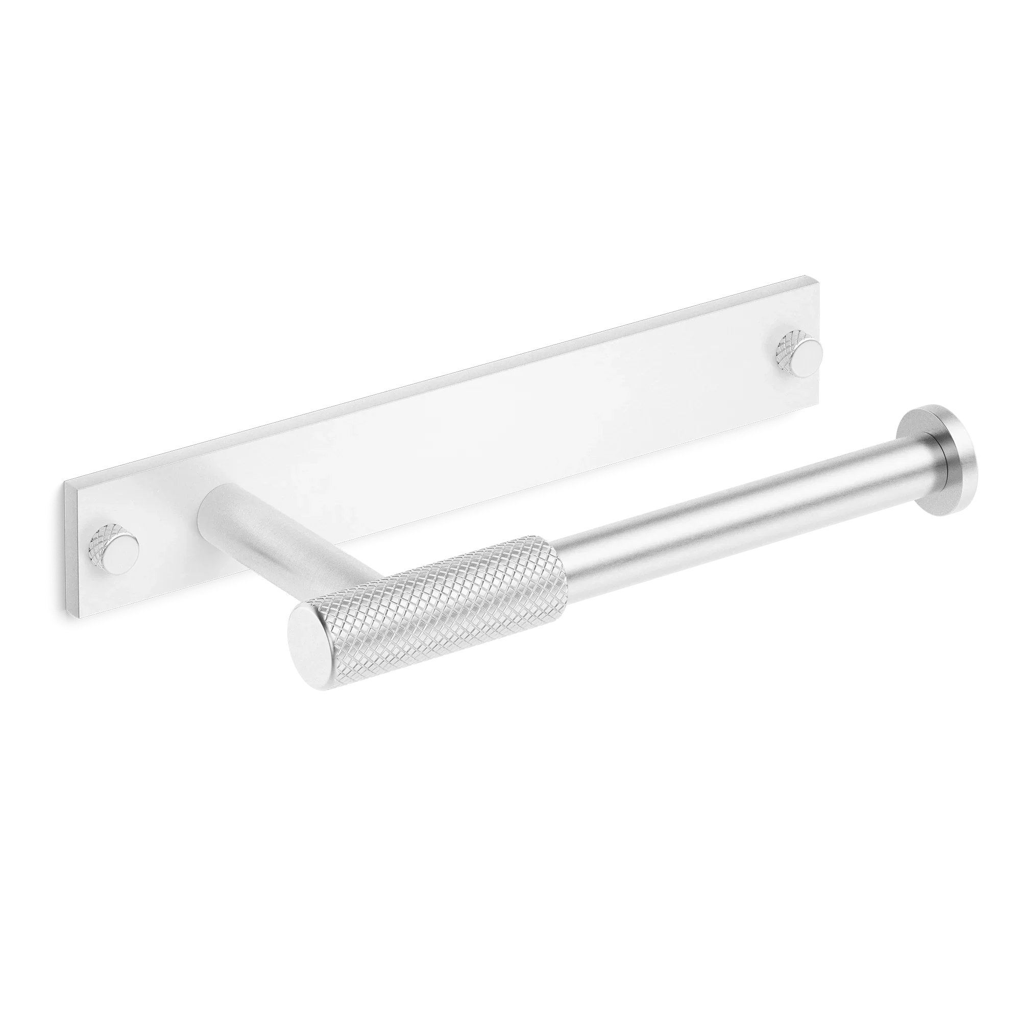 Armac Martin MIX Diamond Knurled Toilet Roll Holder With Backplate