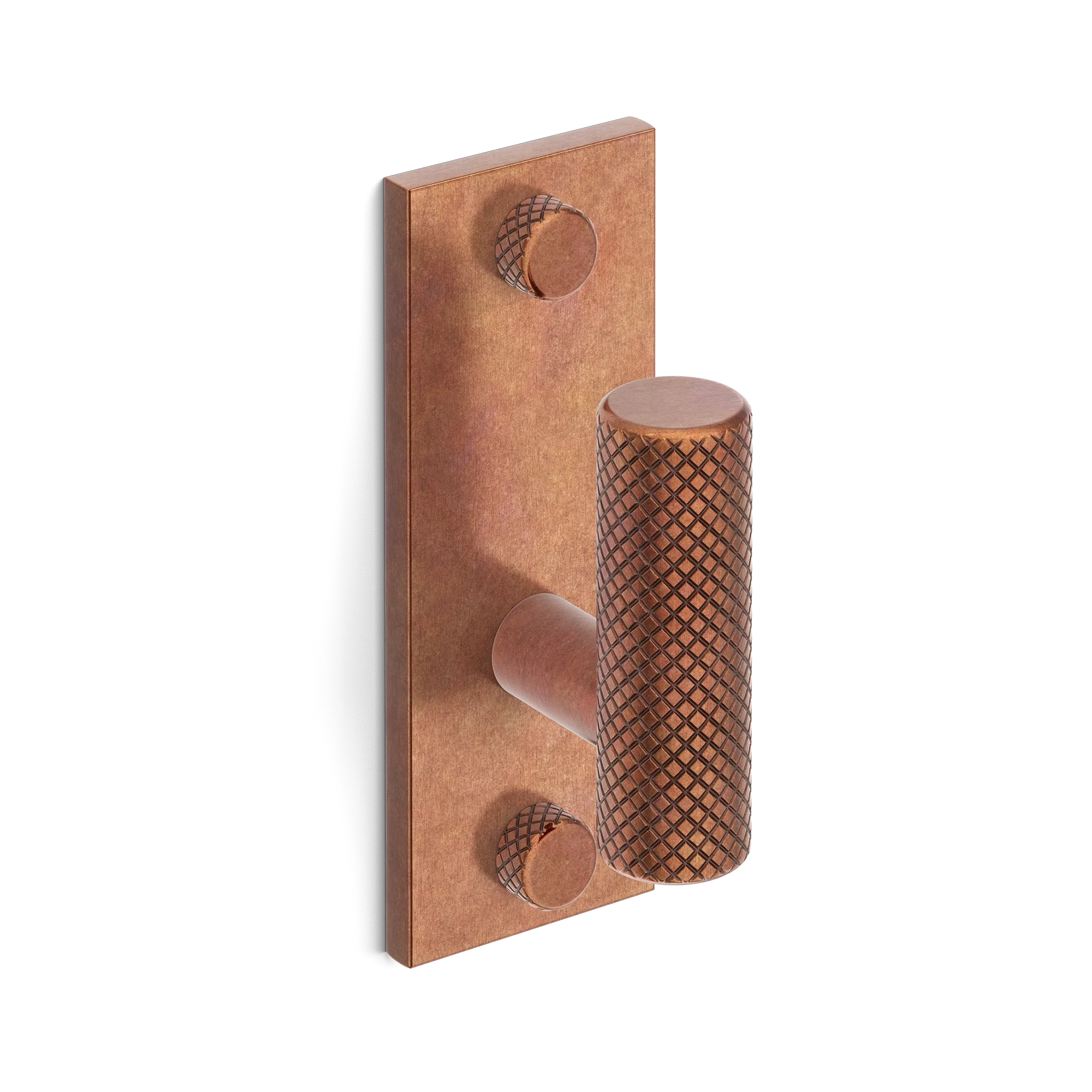 Armac Martin MIX Diamond Knurled Single Vertical Wall Hook