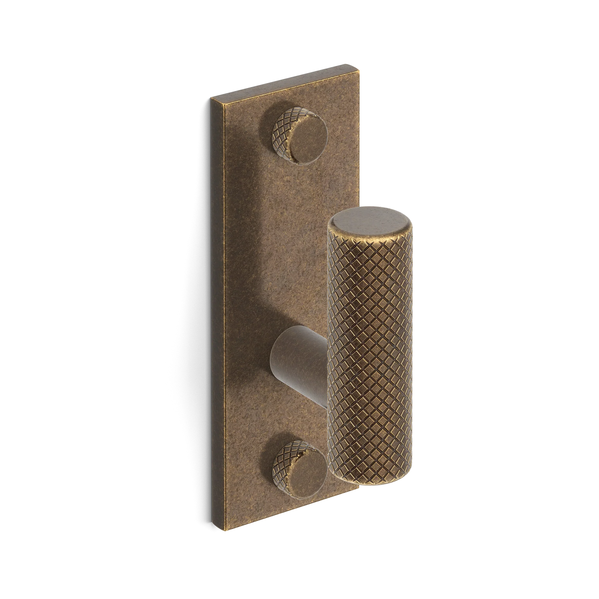 Armac Martin MIX Diamond Knurled Single Vertical Wall Hook
