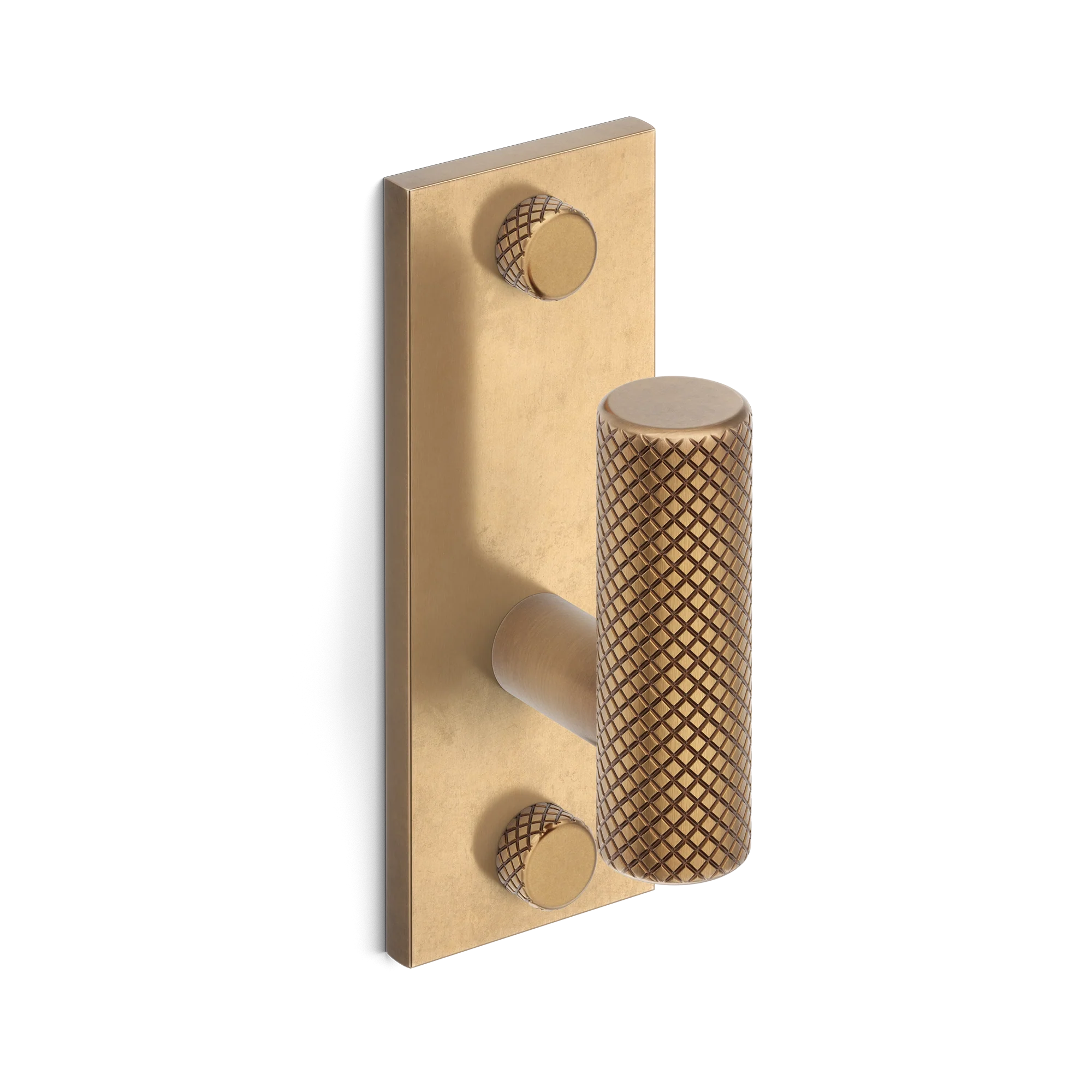 Armac Martin MIX Diamond Knurled Single Vertical Wall Hook