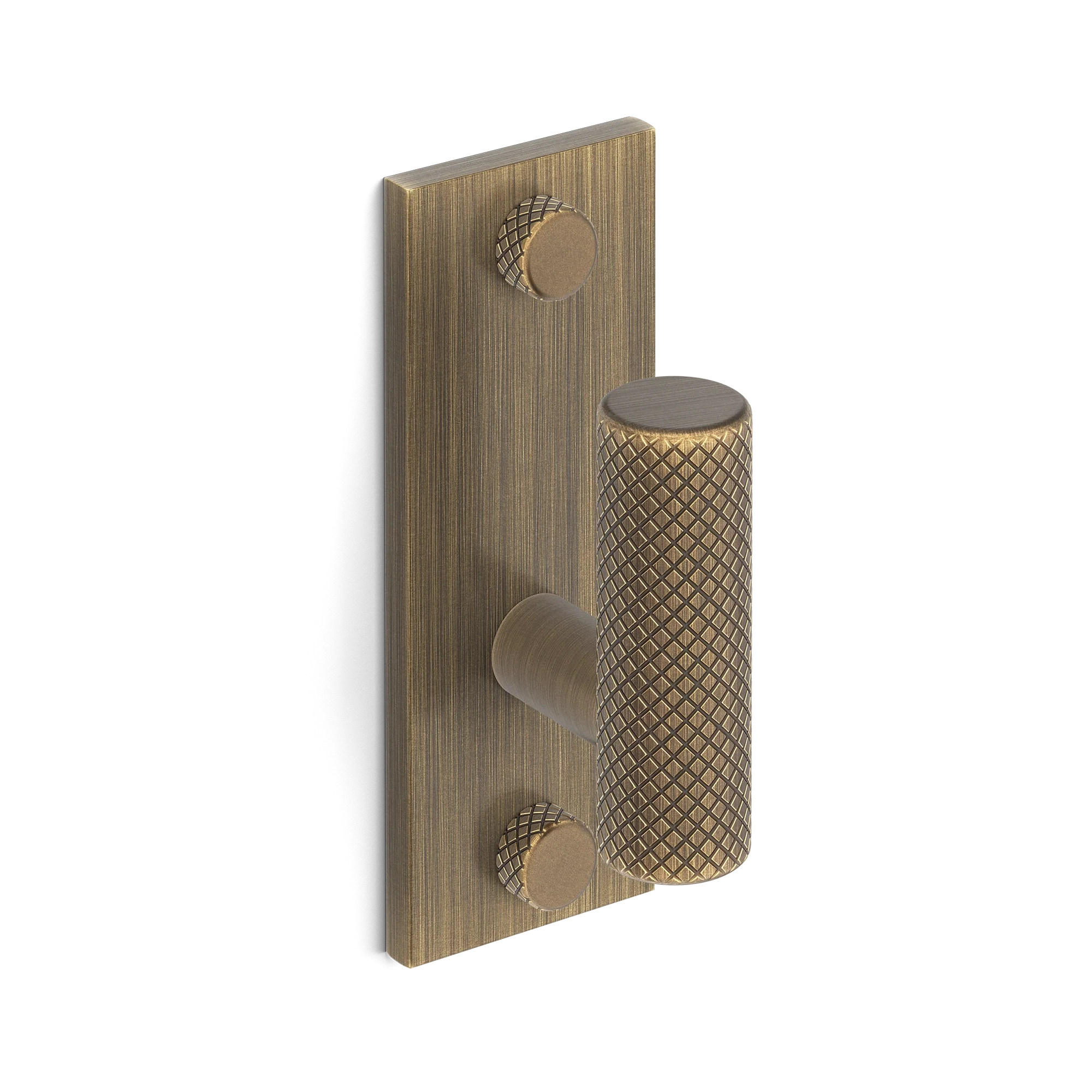 Armac Martin MIX Diamond Knurled Single Vertical Wall Hook