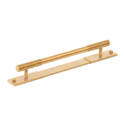 Armac Martin MIX Straight Knurled Pull Handle With Backplate