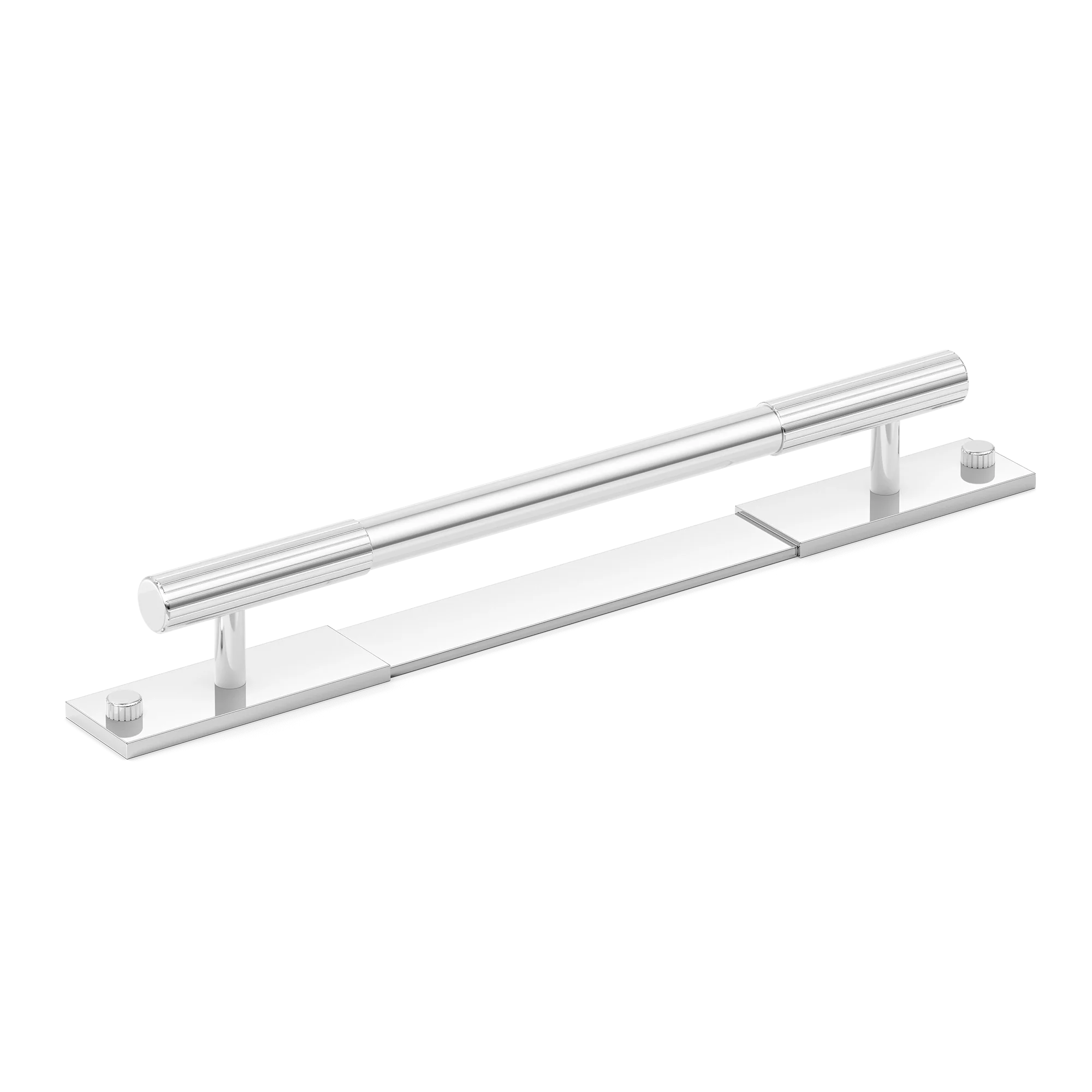 Armac Martin MIX Straight Knurled Pull Handle With Backplate