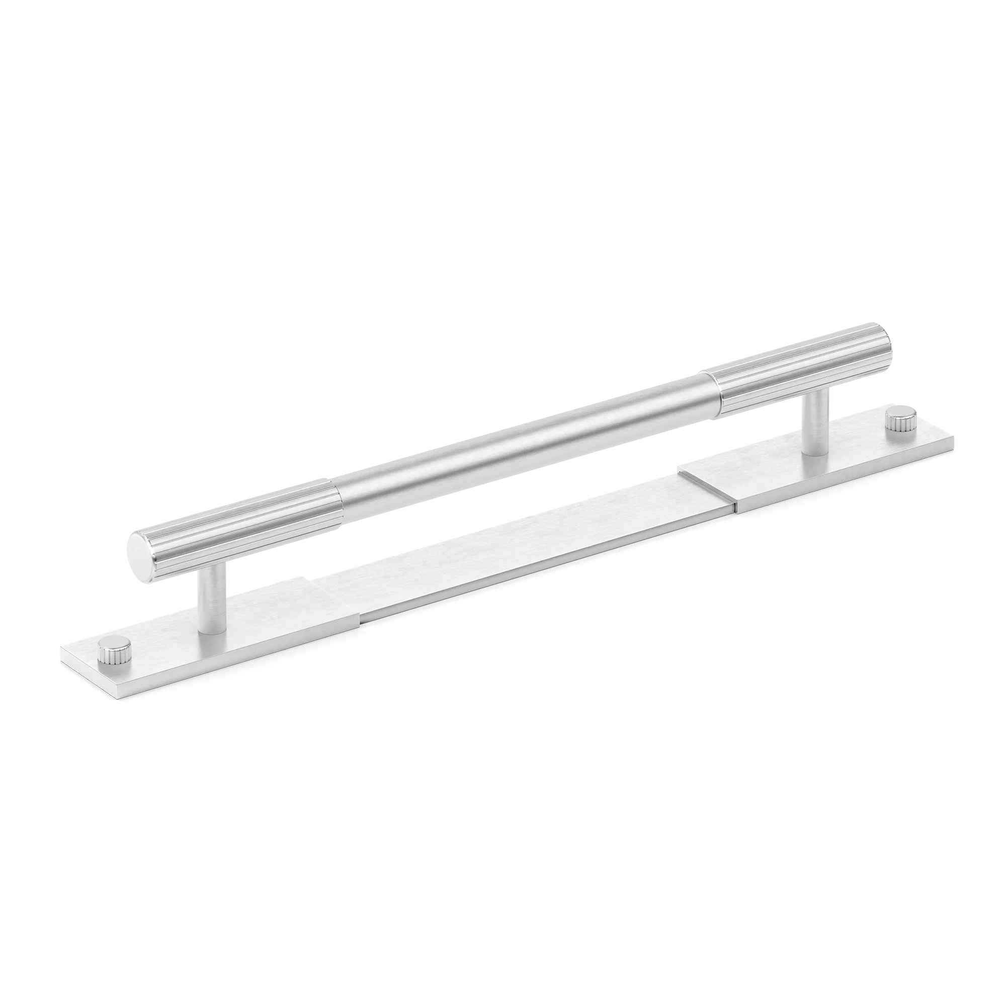 Armac Martin MIX Straight Knurled Pull Handle With Backplate