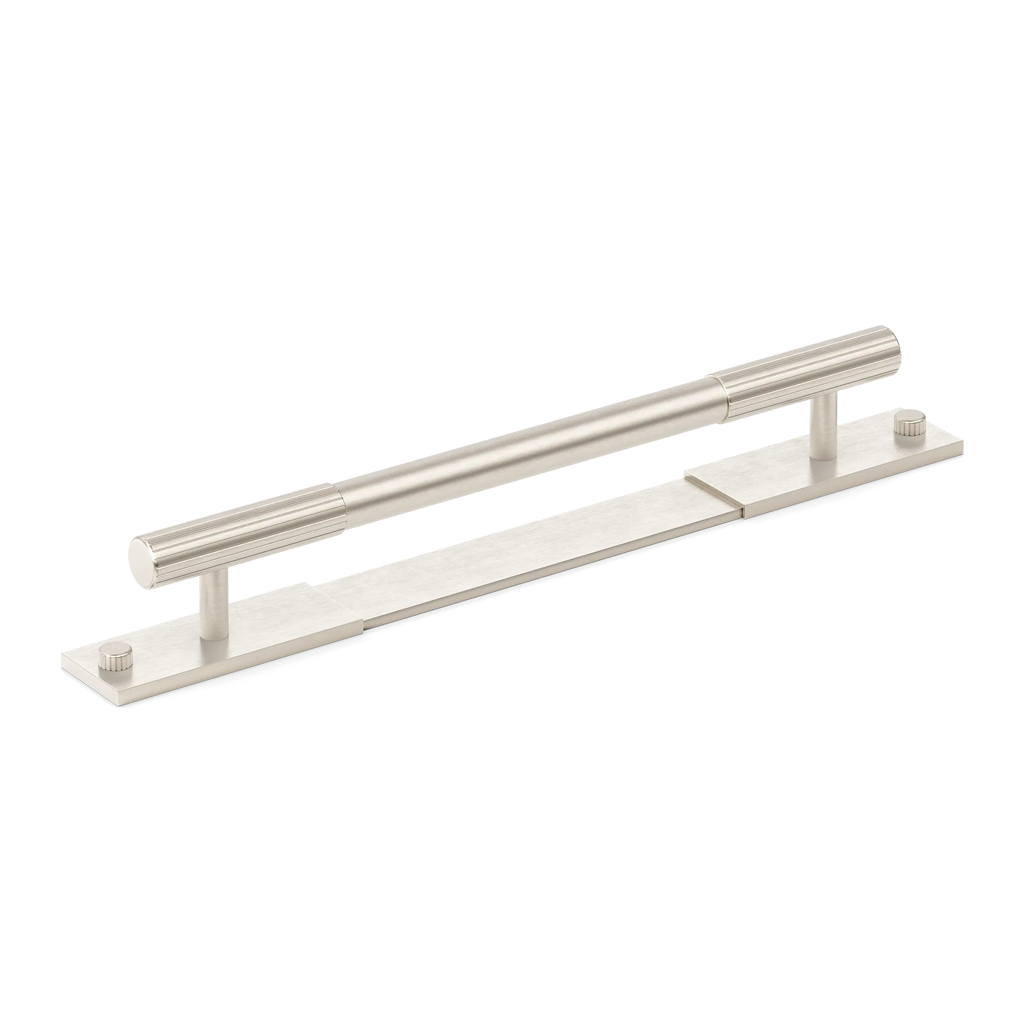 Armac Martin MIX Straight Knurled Pull Handle With Backplate