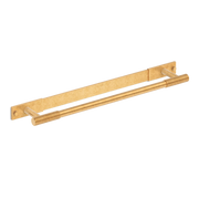 Armac Martin MIX Straight Knurled Bath Towel Rail With Backplate
