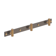 Armac Martin MIX Straight Knurled Wall Hook Rack - Mixed Finish