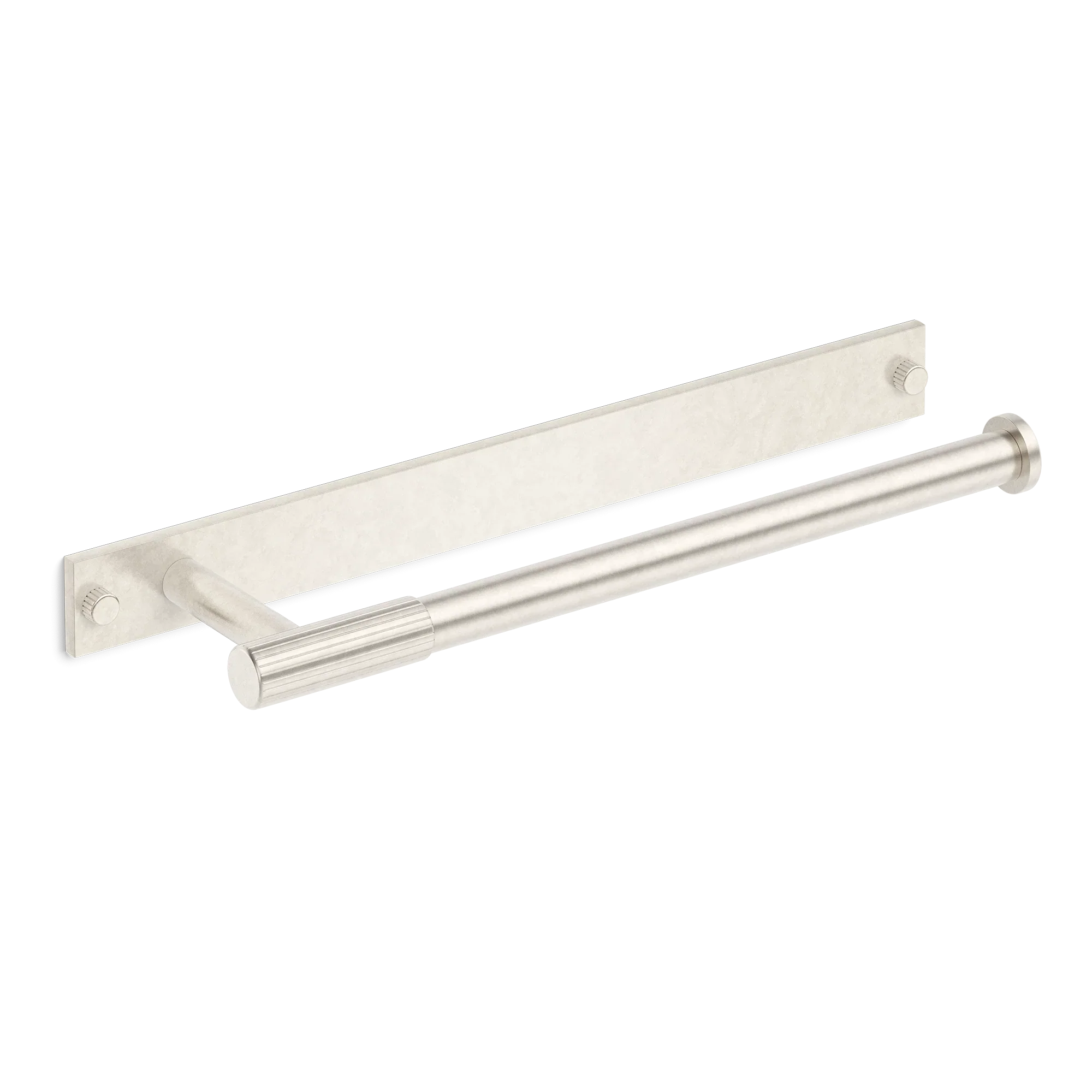 Armac Martin MIX Straight Knurled Hand Towel Rail With Backplate