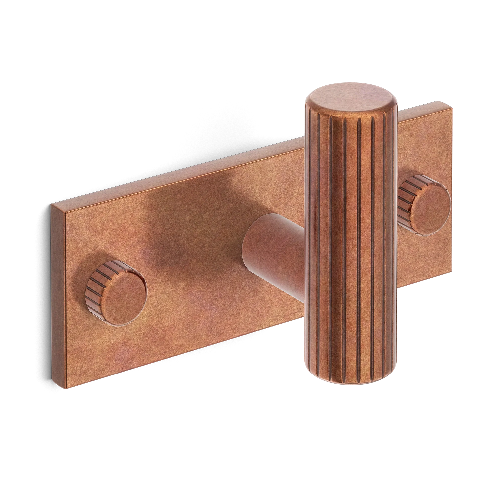 Armac Martin MIX Straight Knurled Single Horizontal Wall Hook