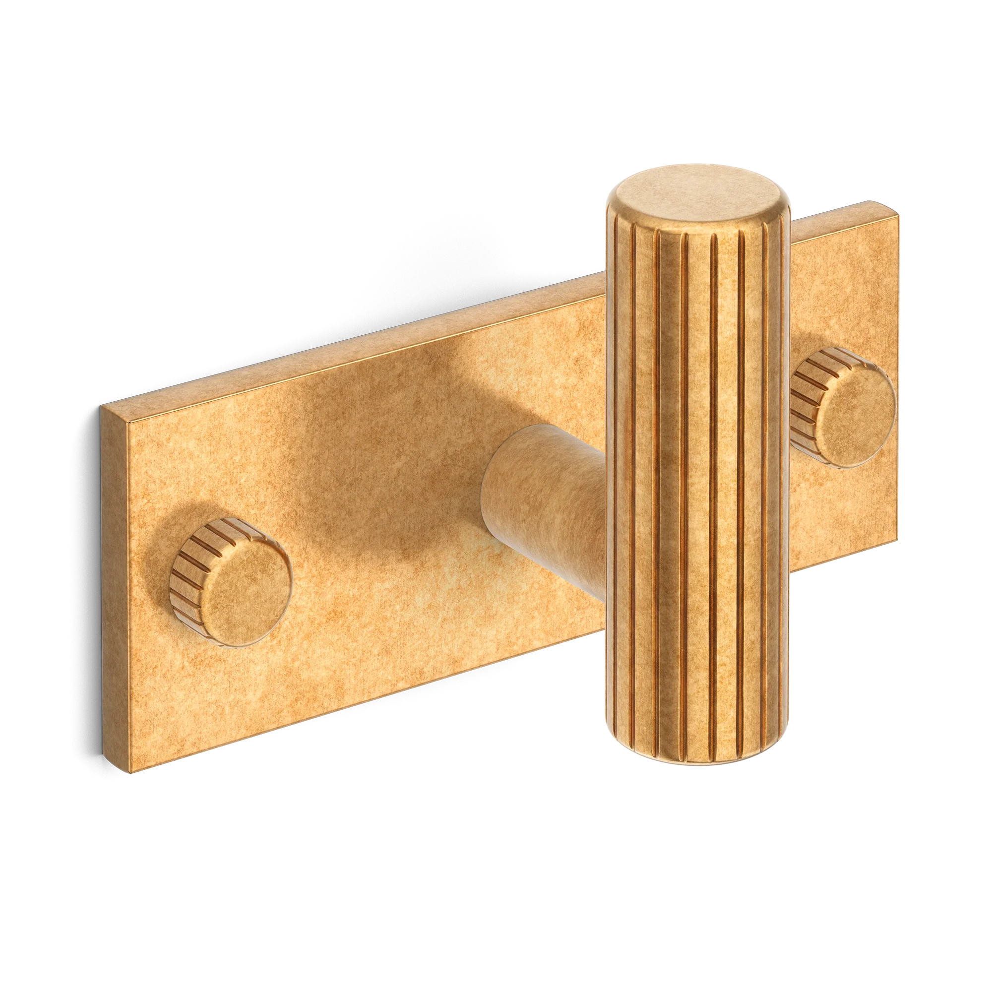 Armac Martin MIX Straight Knurled Single Horizontal Wall Hook