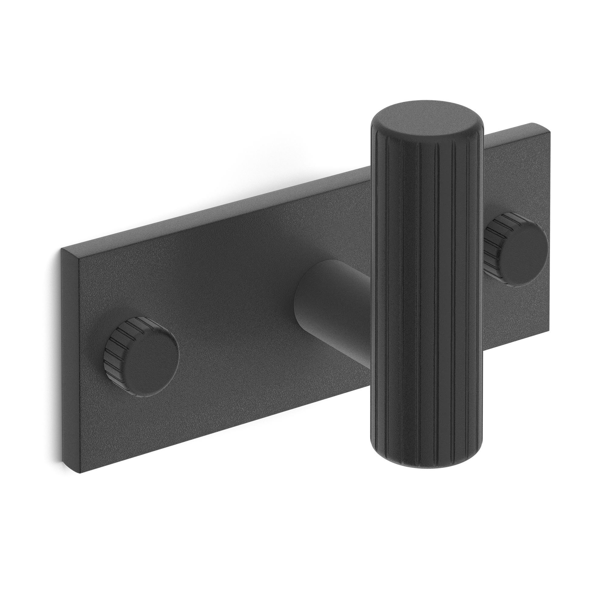 Armac Martin MIX Straight Knurled Single Horizontal Wall Hook