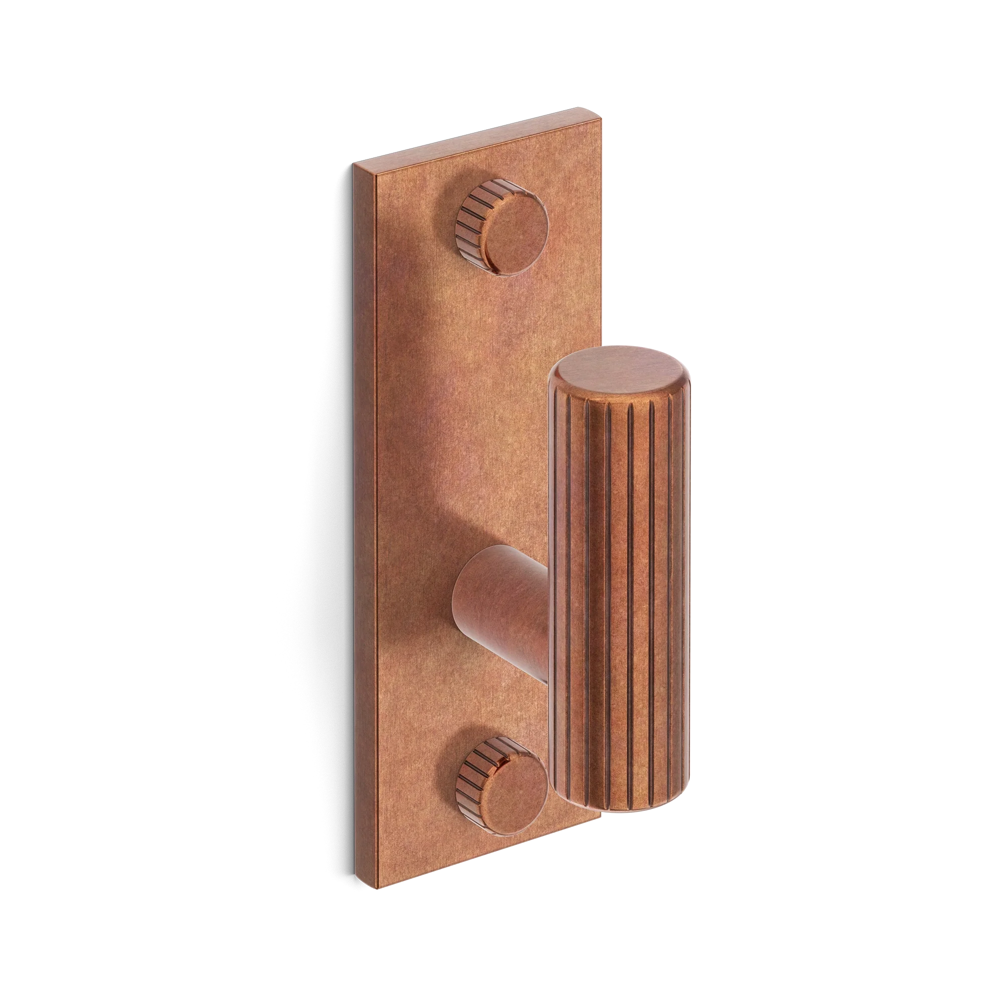 Armac Martin MIX Straight Knurled Single Vertical Wall Hook