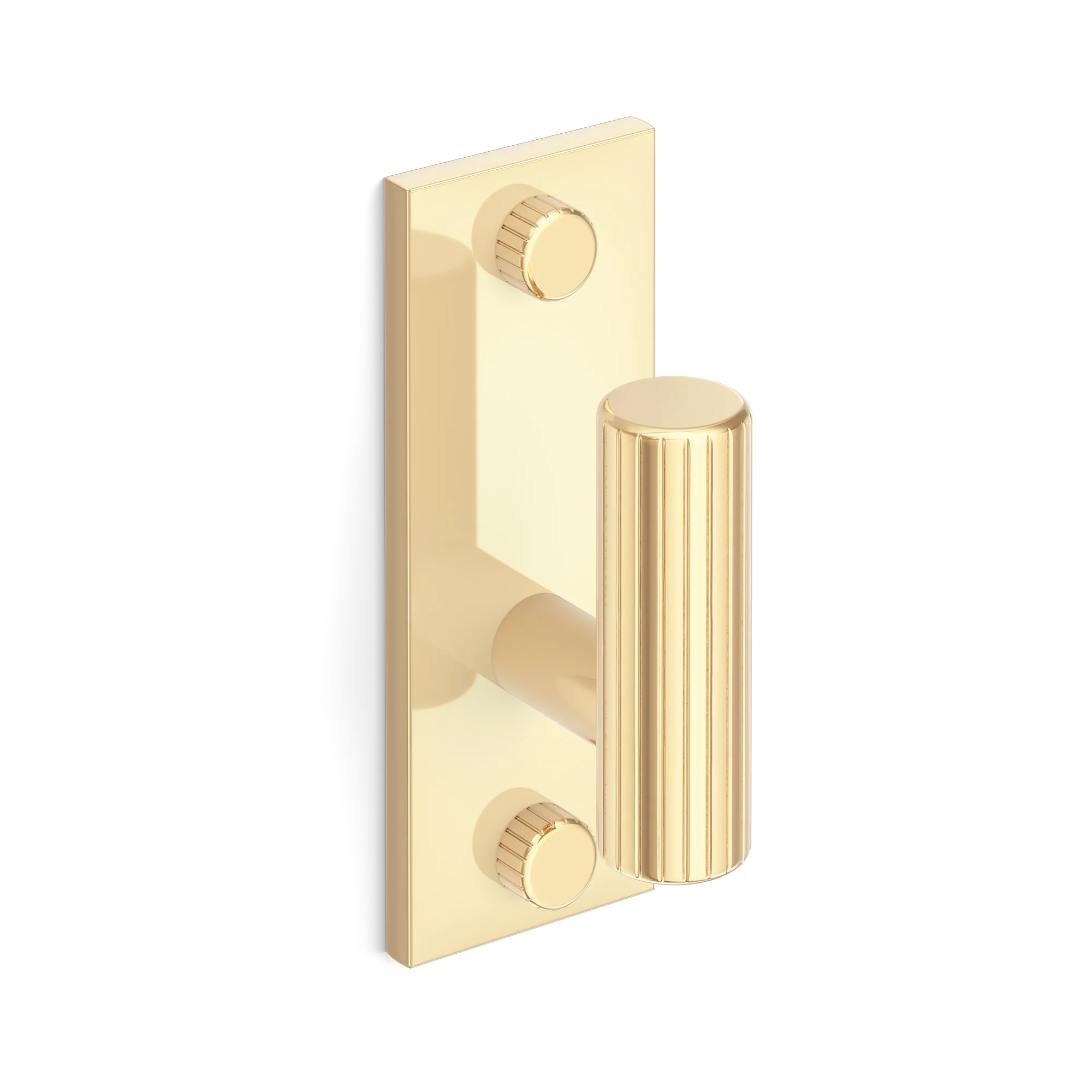 Armac Martin MIX Straight Knurled Single Vertical Wall Hook