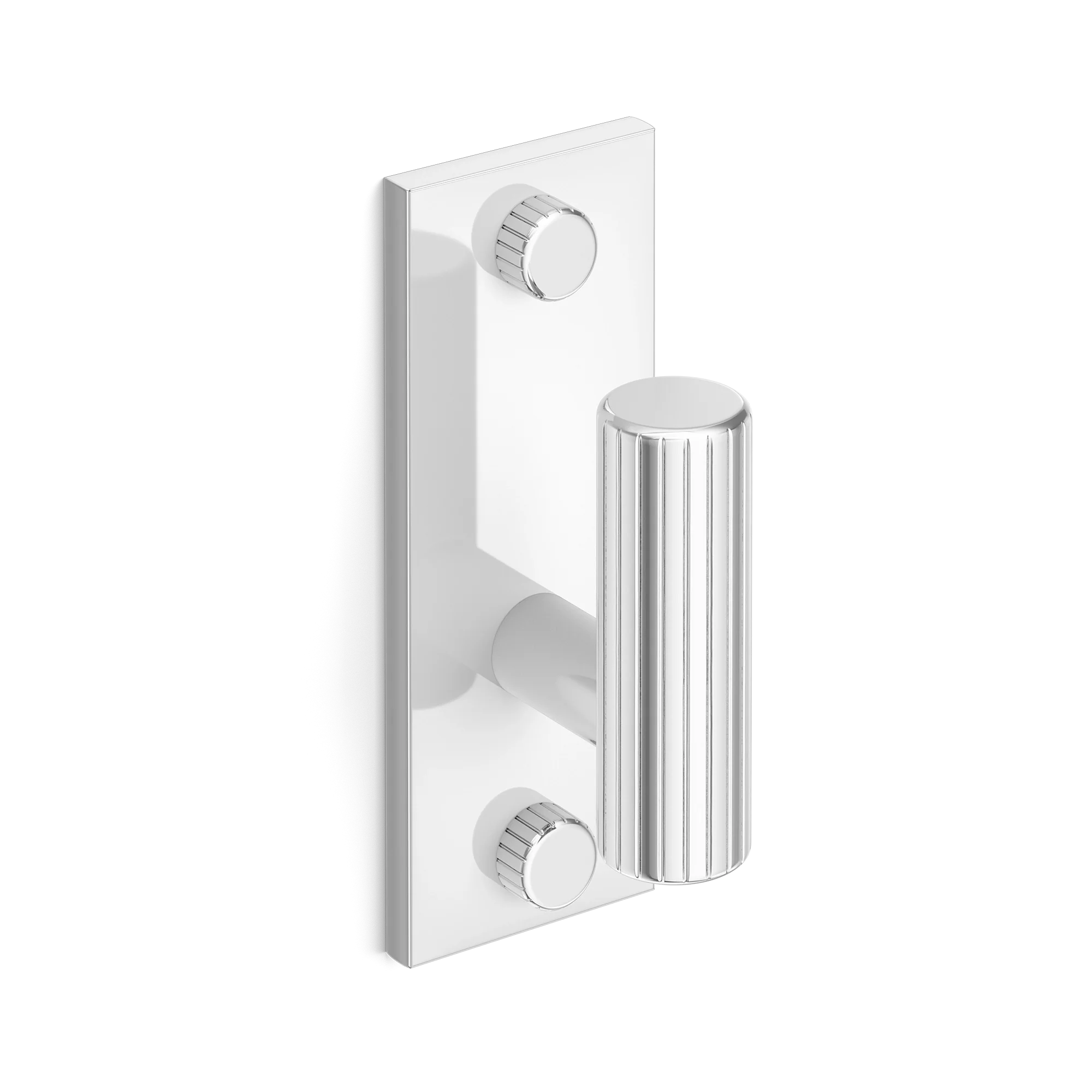 Armac Martin MIX Straight Knurled Single Vertical Wall Hook