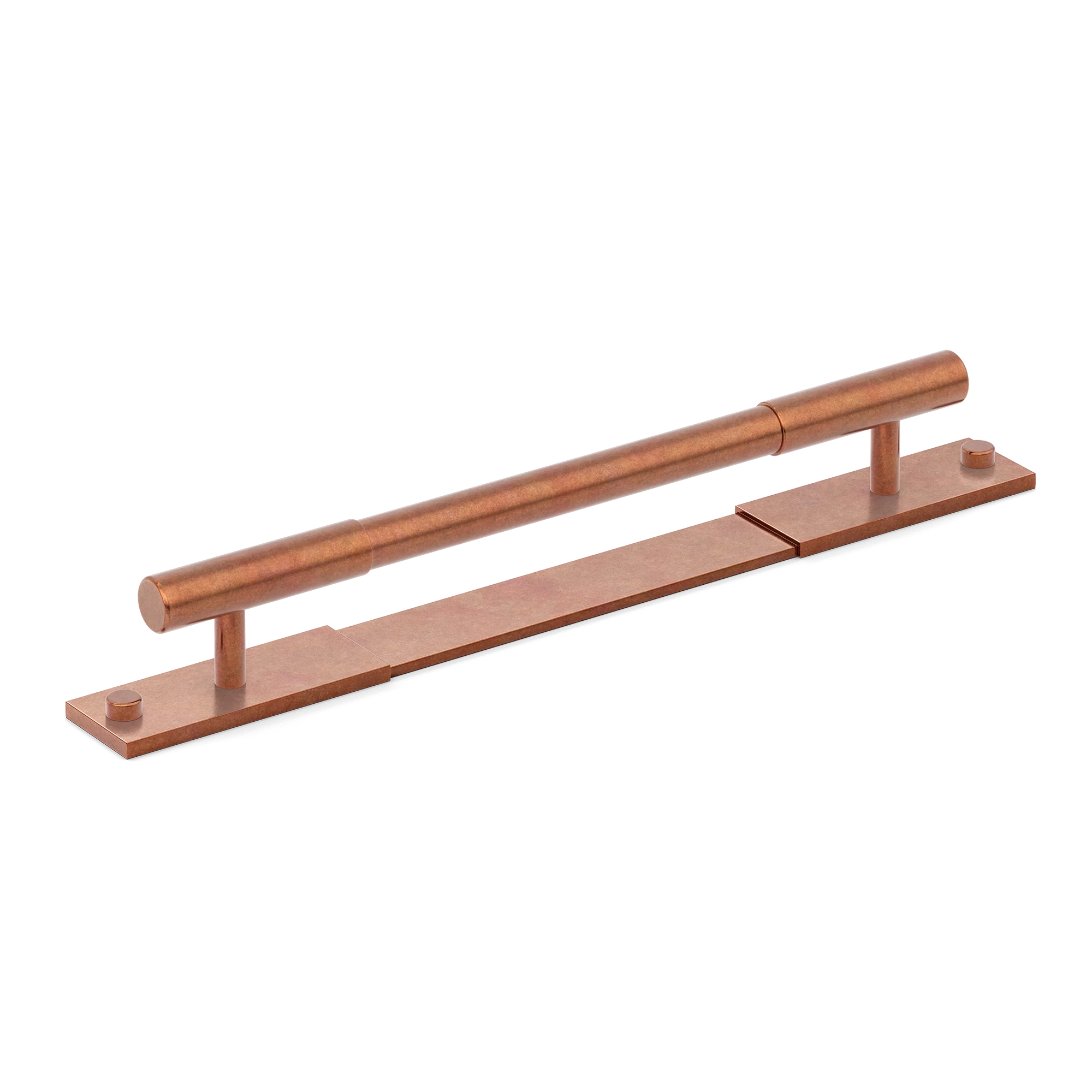 Armac Martin MIX Plain Cabinet Handle With Backplate