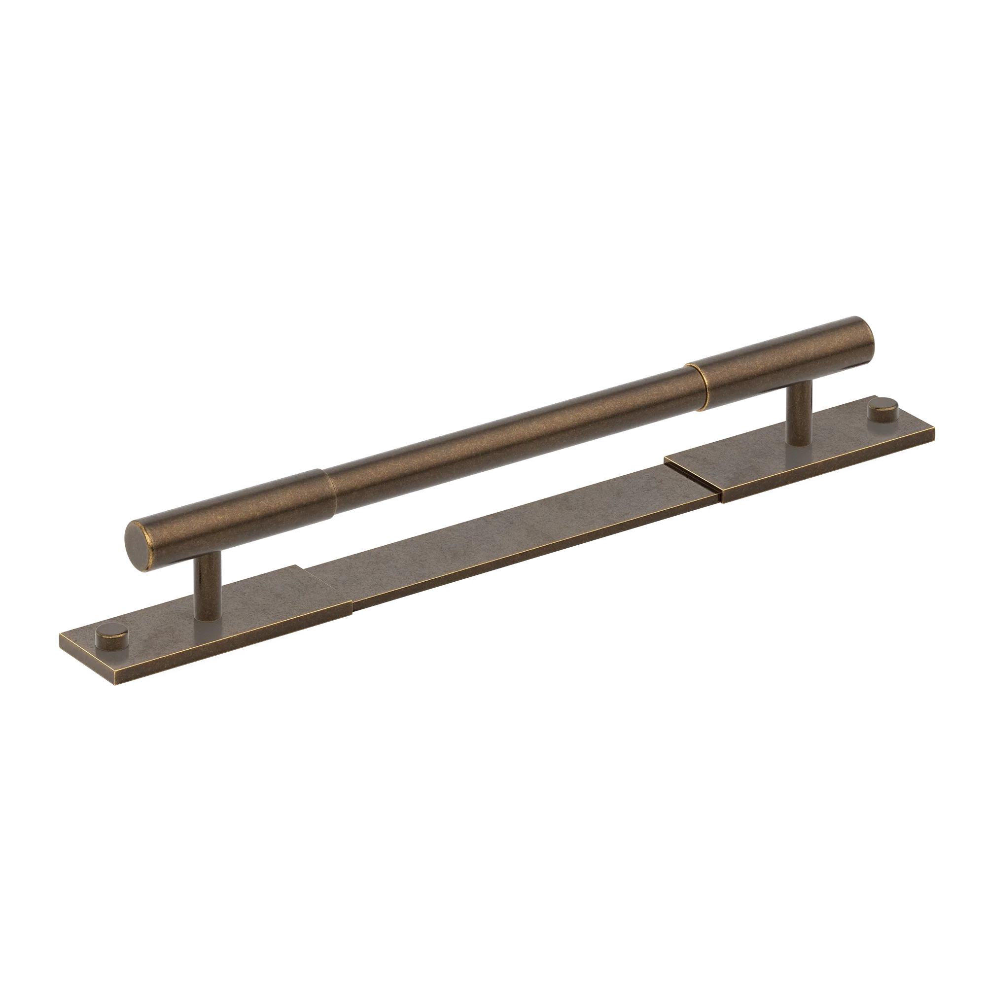 Armac Martin MIX Plain Cabinet Handle With Backplate