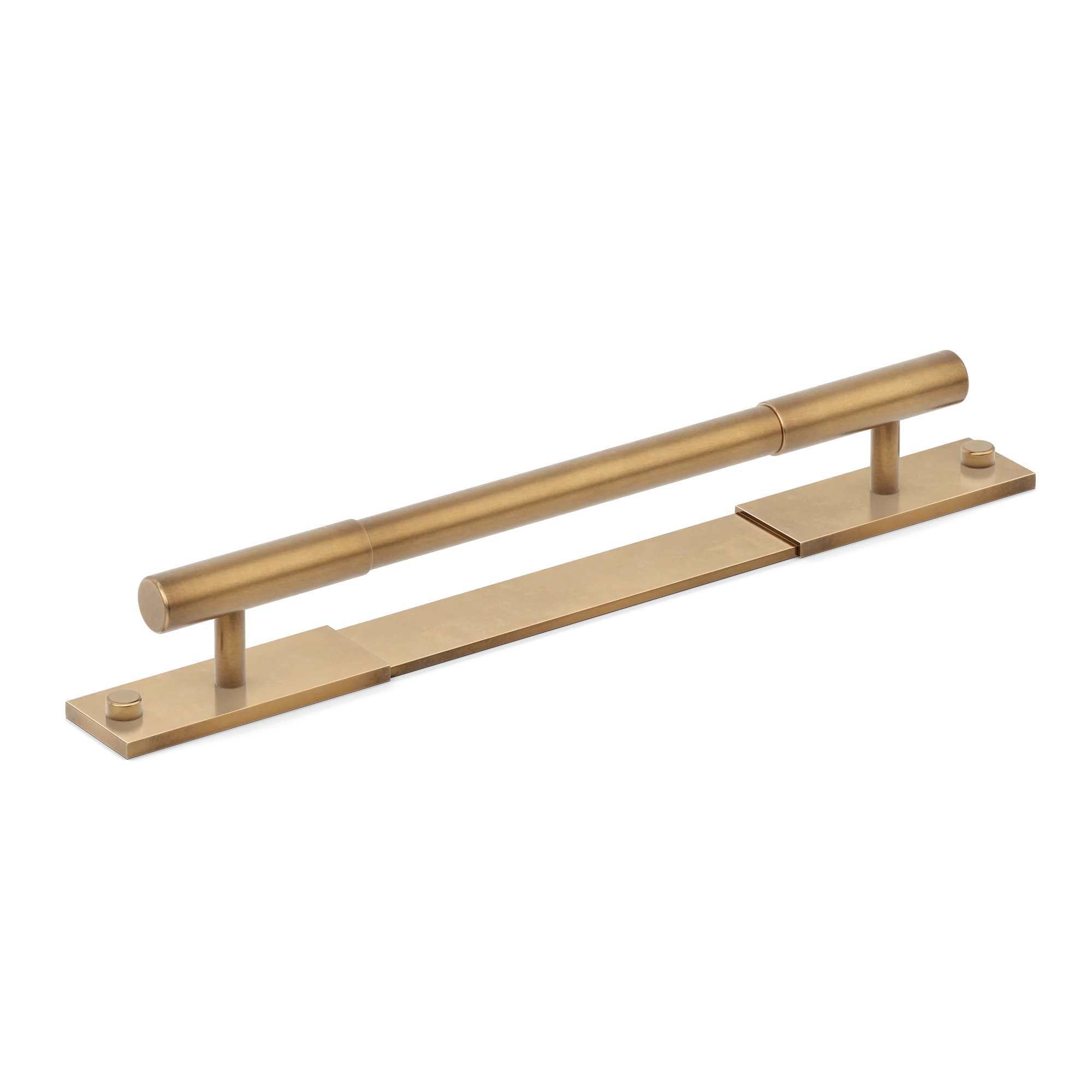 Armac Martin MIX Plain Cabinet Handle With Backplate