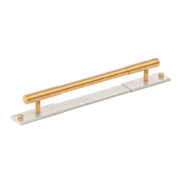 Armac Martin MIX Plain Cabinet Handle With Backplate - Mixed Finish