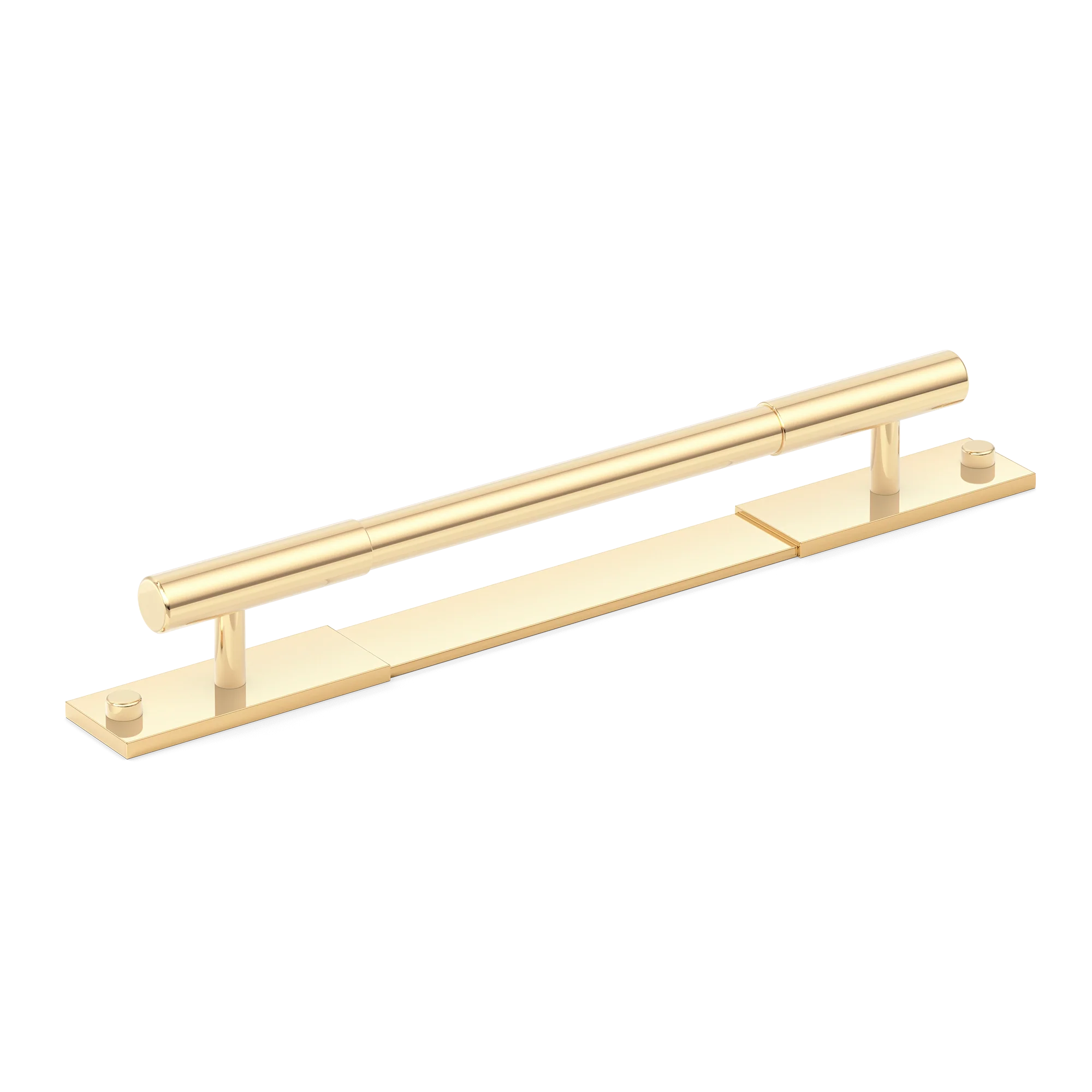 Armac Martin MIX Plain Cabinet Handle With Backplate