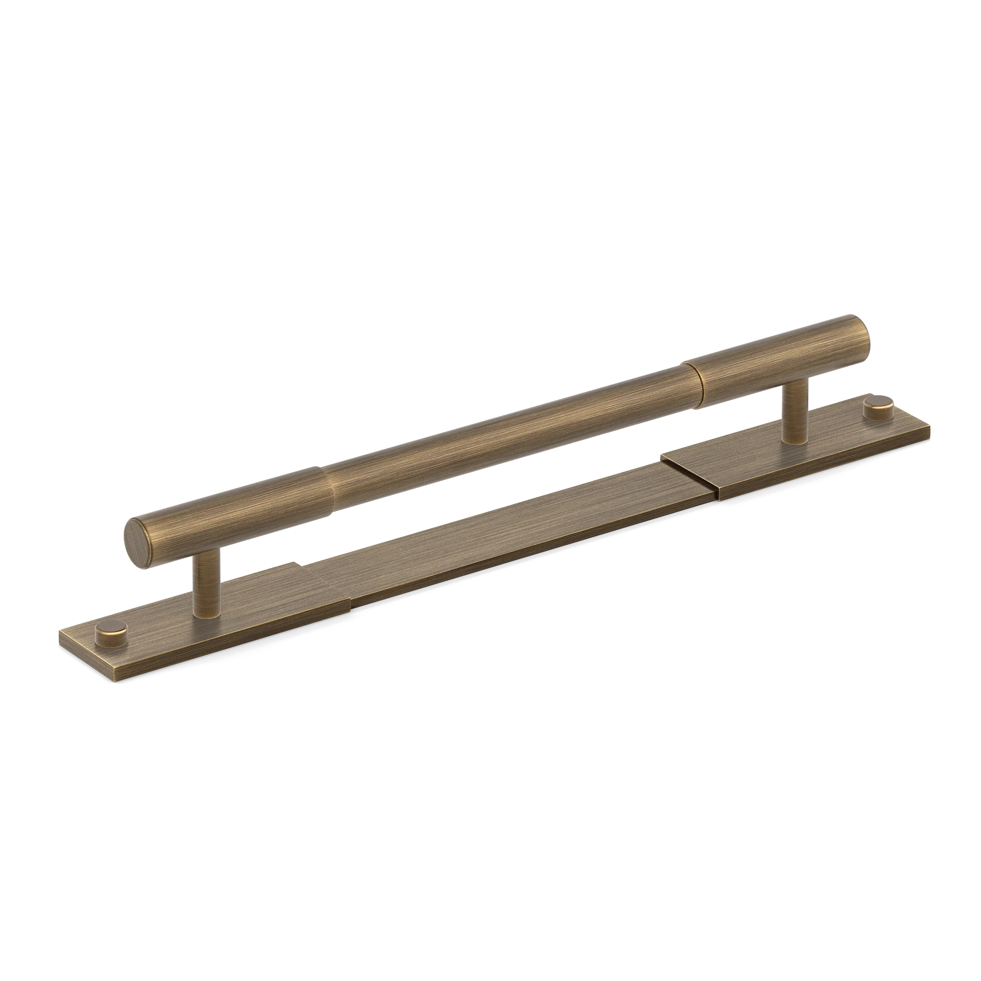 Armac Martin MIX Plain Cabinet Handle With Backplate